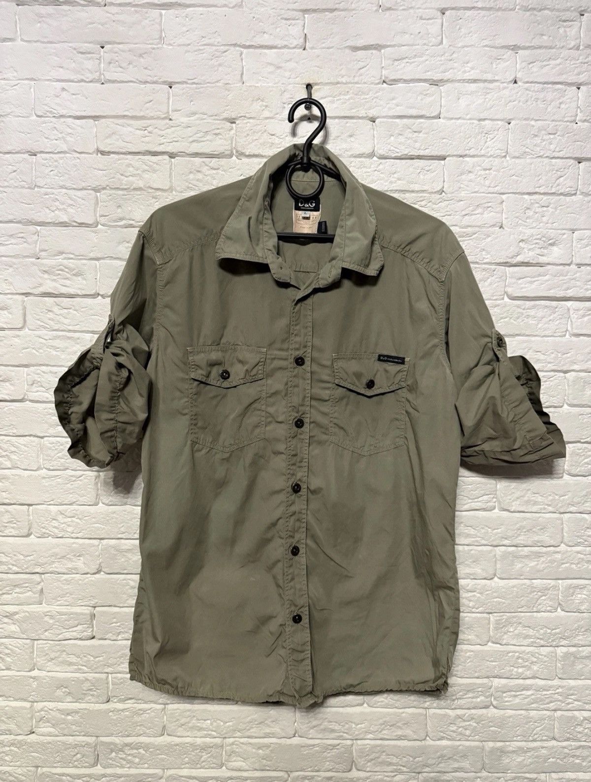 Dolce & Gabbana Vintage Dolce & Gabbana Man Safari Shirt Military Patern Size US L / EU 52-54 / 3 - 2 Thumbnail