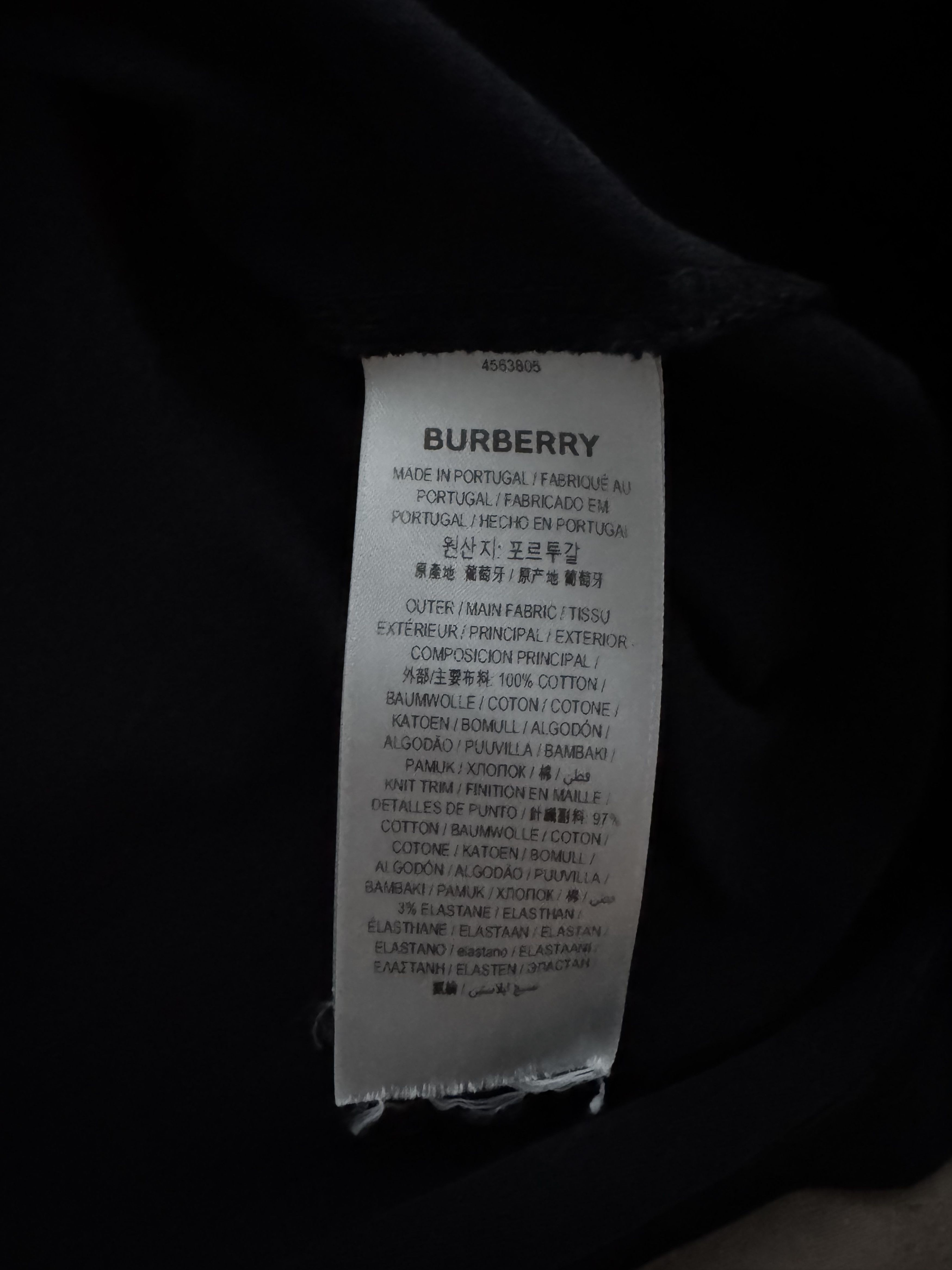 Burberry Burberry Black T-Shirt Size US M / EU 48-50 / 2 - 4 Thumbnail