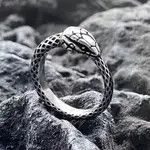 Japanese Brand Snake Gothic Punk Ring Size ONE SIZE - 1 Thumbnail