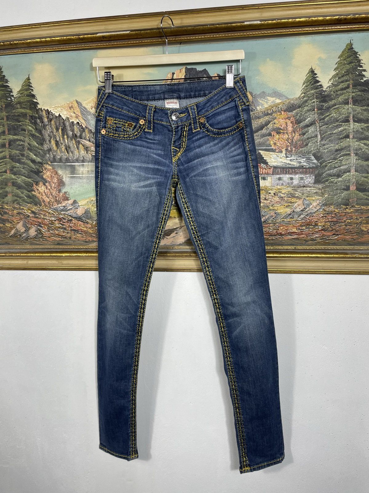 True Religion × Vintage True Religion Vintage Y2k Denim Jeans Trousers Pants Swag Size 25" / US 0 / IT 36 - 5 Thumbnail