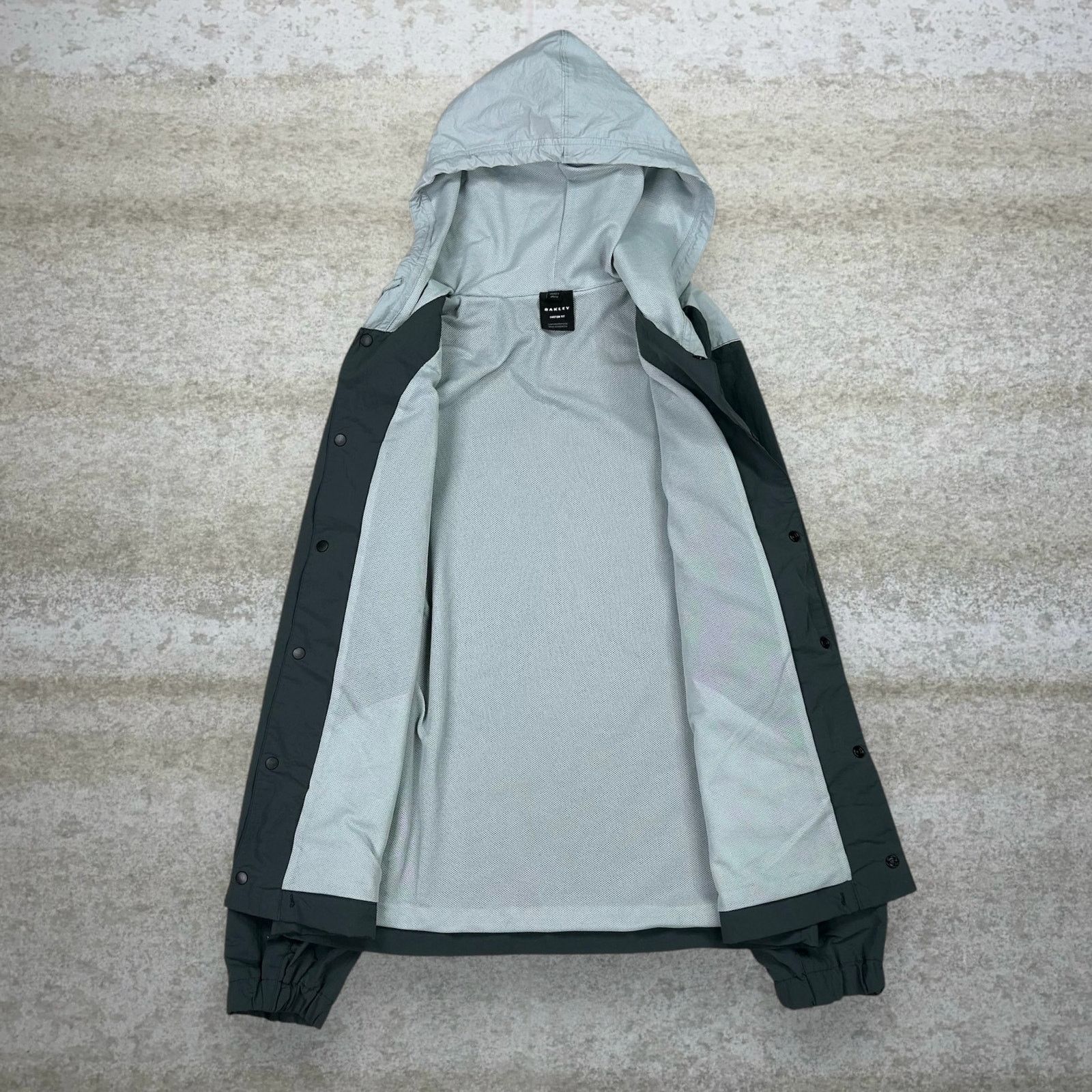 Oakley Vintage Y2K Oakley Windbreaker Jacket Mens S Grey Yellow Size US S / EU 44-46 / 1 - 2 Thumbnail