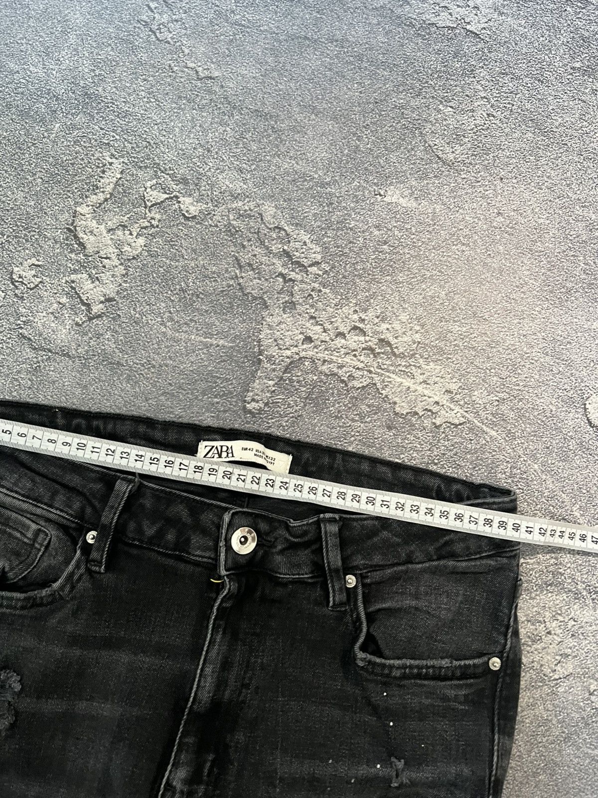 Vintage RARE Vintage Skinny Relaxed Drip Jean Swag Style Size US 31 - 10 Thumbnail