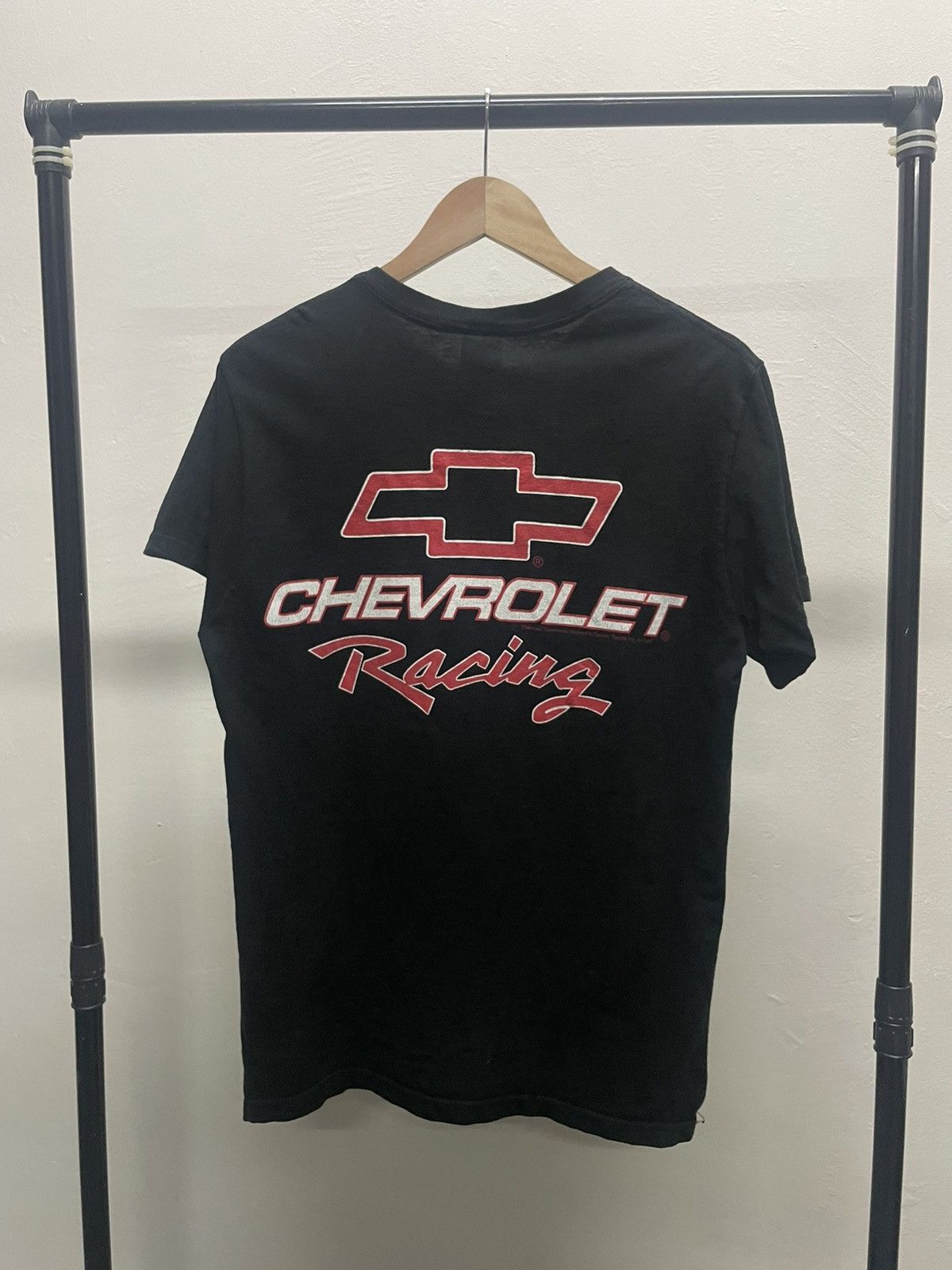 image of Vintage Chevrolet Racing 1998 Tee in Black, Men's (Size Medium)