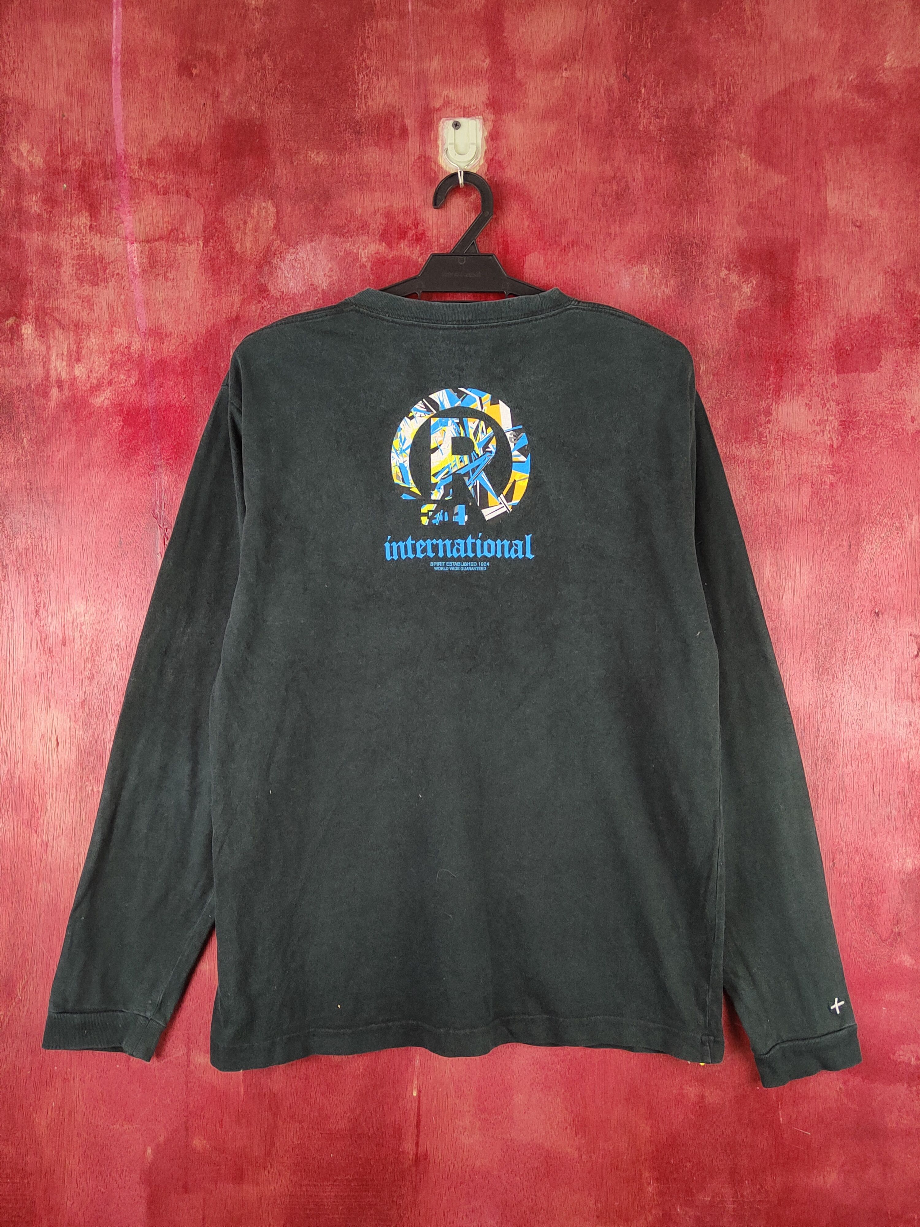 Japanese Brand RealBVoice Black Long Sleeve T-Shirts #S2255 Size US M / EU 48-50 / 2 - 8 Thumbnail