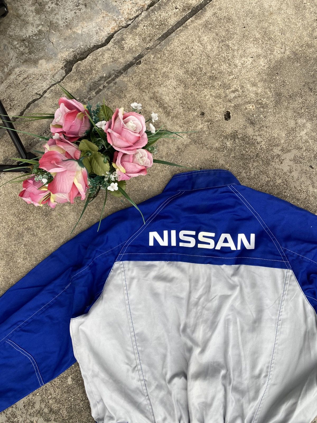 NASCAR Vintage Nissan Workwear Overalls Size US 34 / EU 50 - 9 Thumbnail