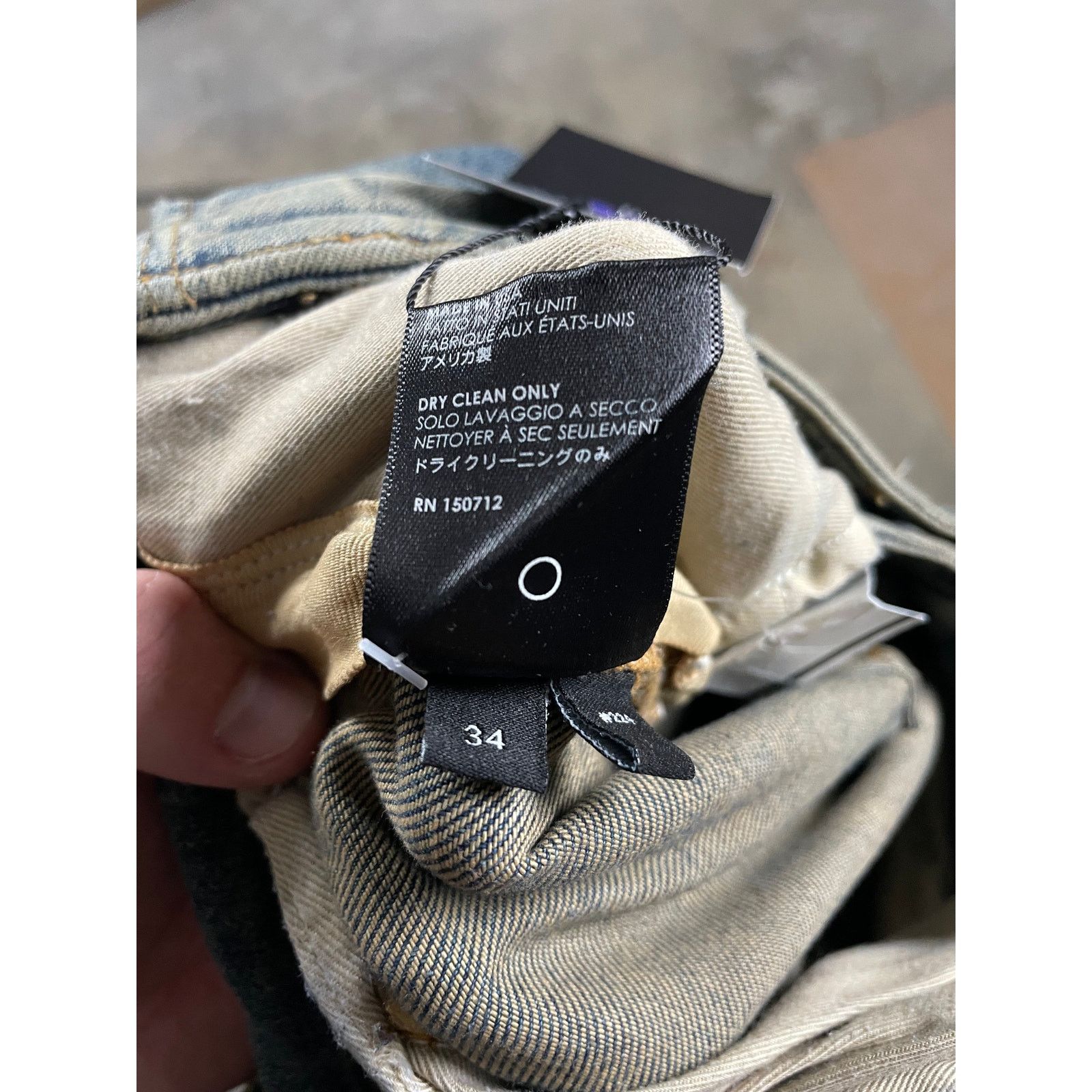 Amiri Amiri Cargos Vintage Wash Black Patch Used 34 Size US 34 / EU 50 - 4 Thumbnail