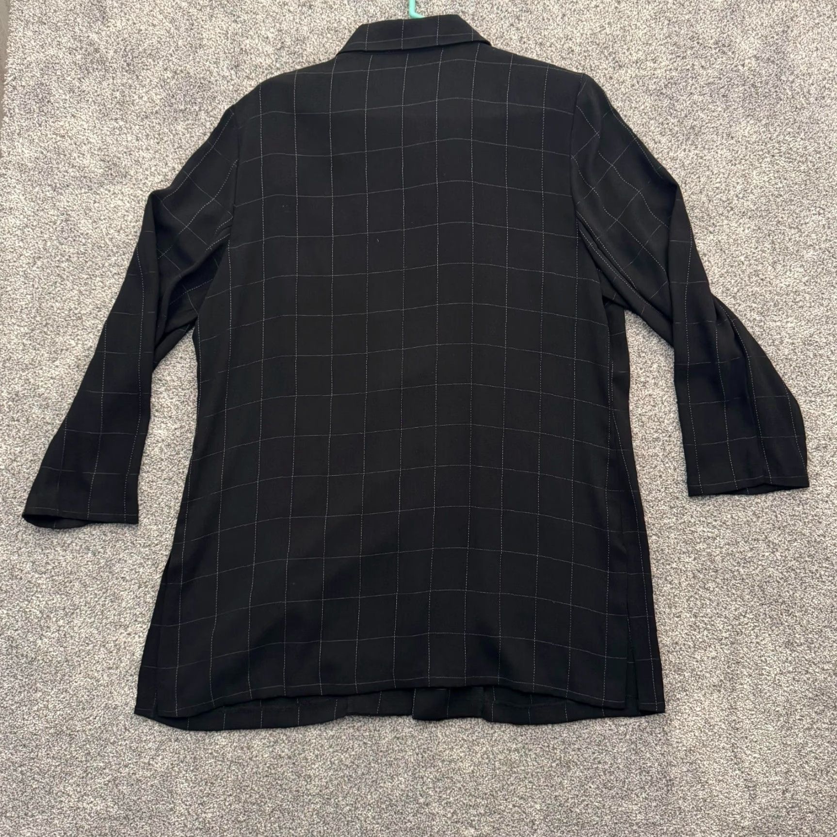 Vintage VINTAGE Requirements Top Women 16W Plus Size Windowpane Check Y2K Office Preppy Shirt Size XXL / US 16-18 / IT 52-54 - 6 Thumbnail