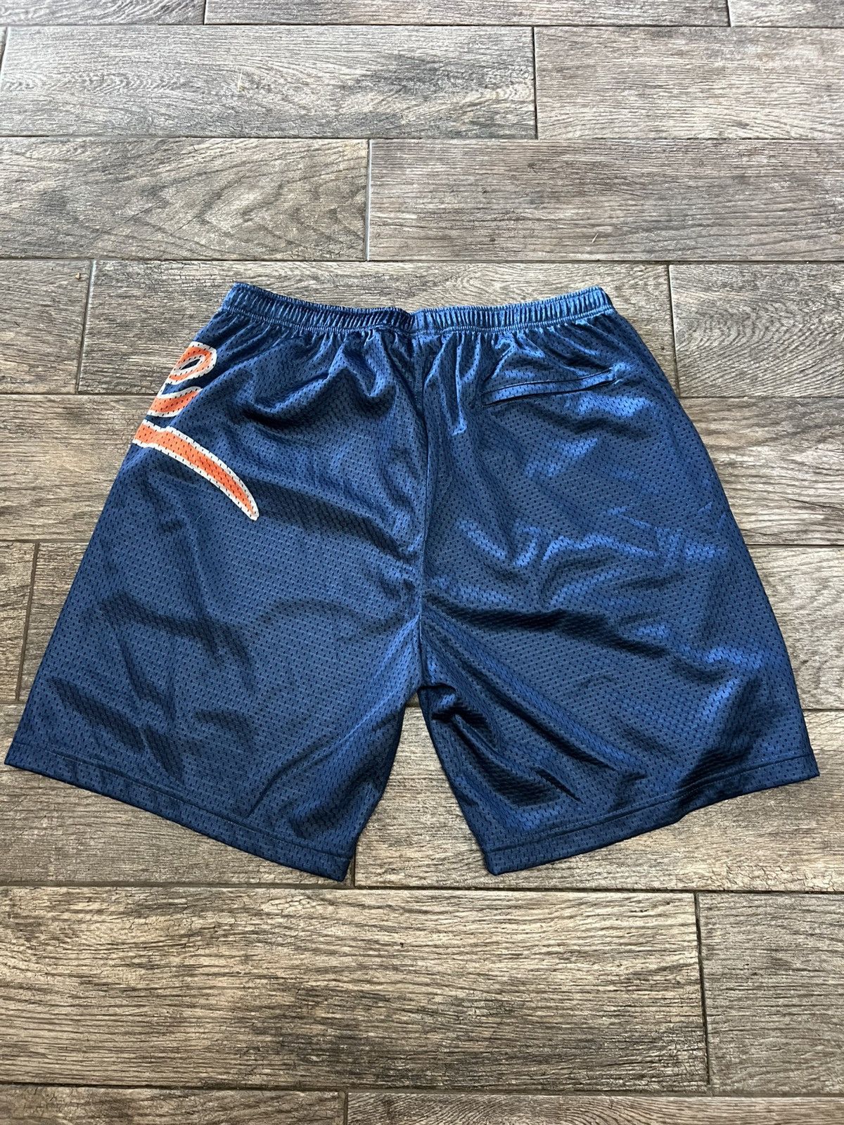 Supreme Supreme Big Script Mesh Shorts Blue (Size 2XL) Size US 38 / EU 54 - 2 Thumbnail