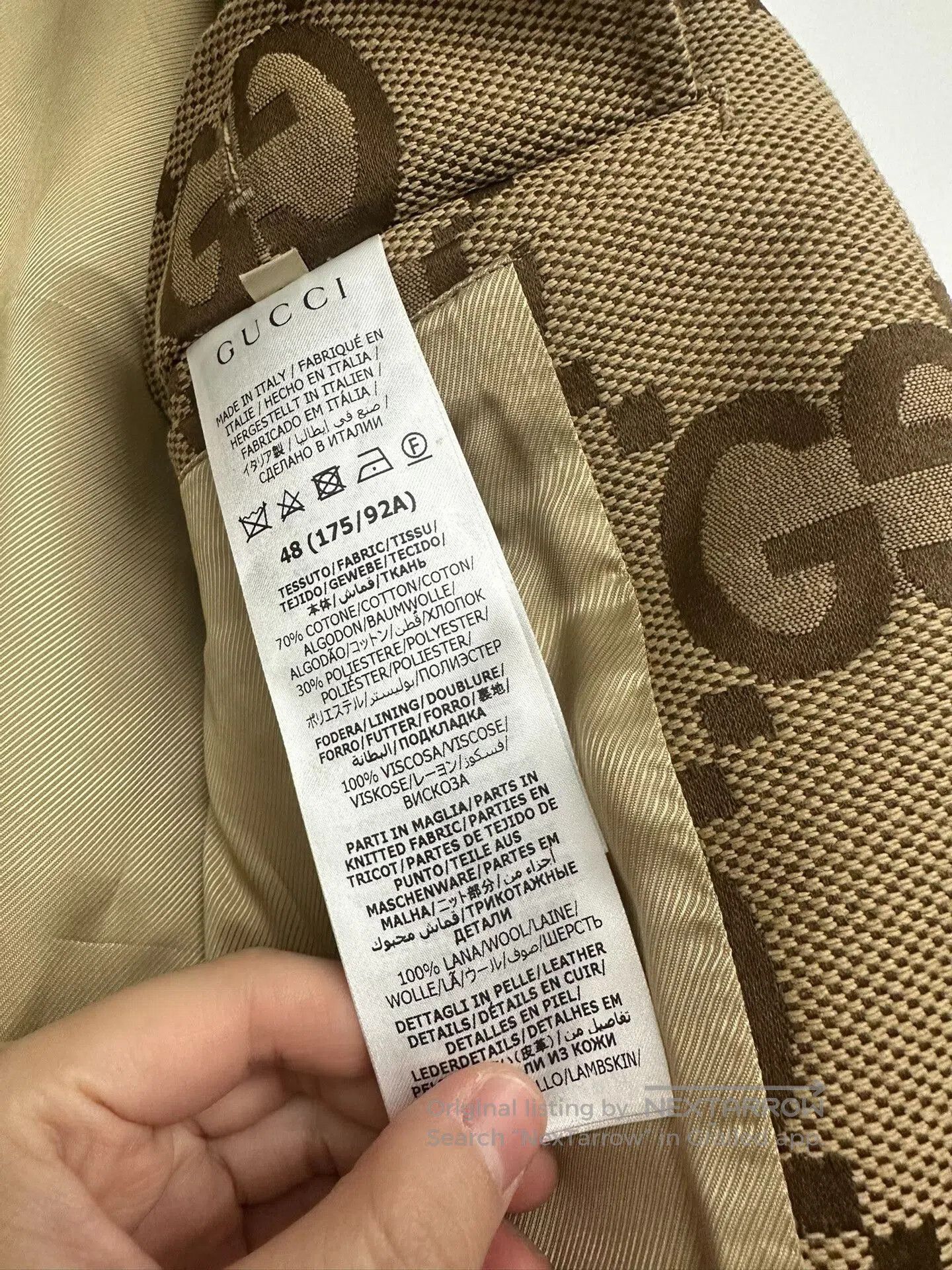 Gucci Gucci All. Size US M / EU 48-50 / 2 - 3 Thumbnail