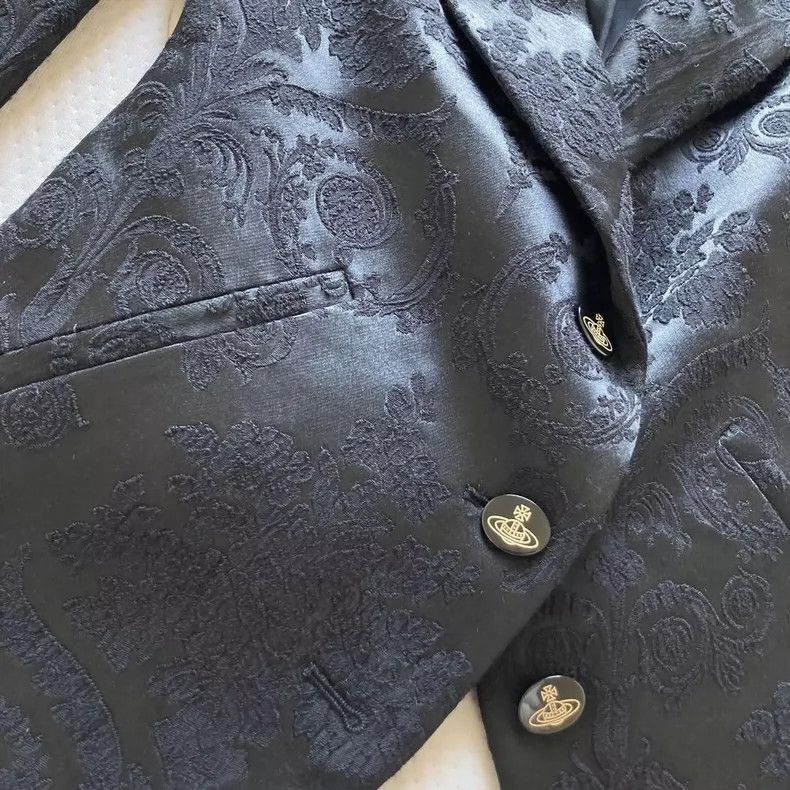 Vivienne Westwood Vivienne Westwood Tulip dark pattern retro jacket Size S / US 4 / IT 40 - 2 Thumbnail
