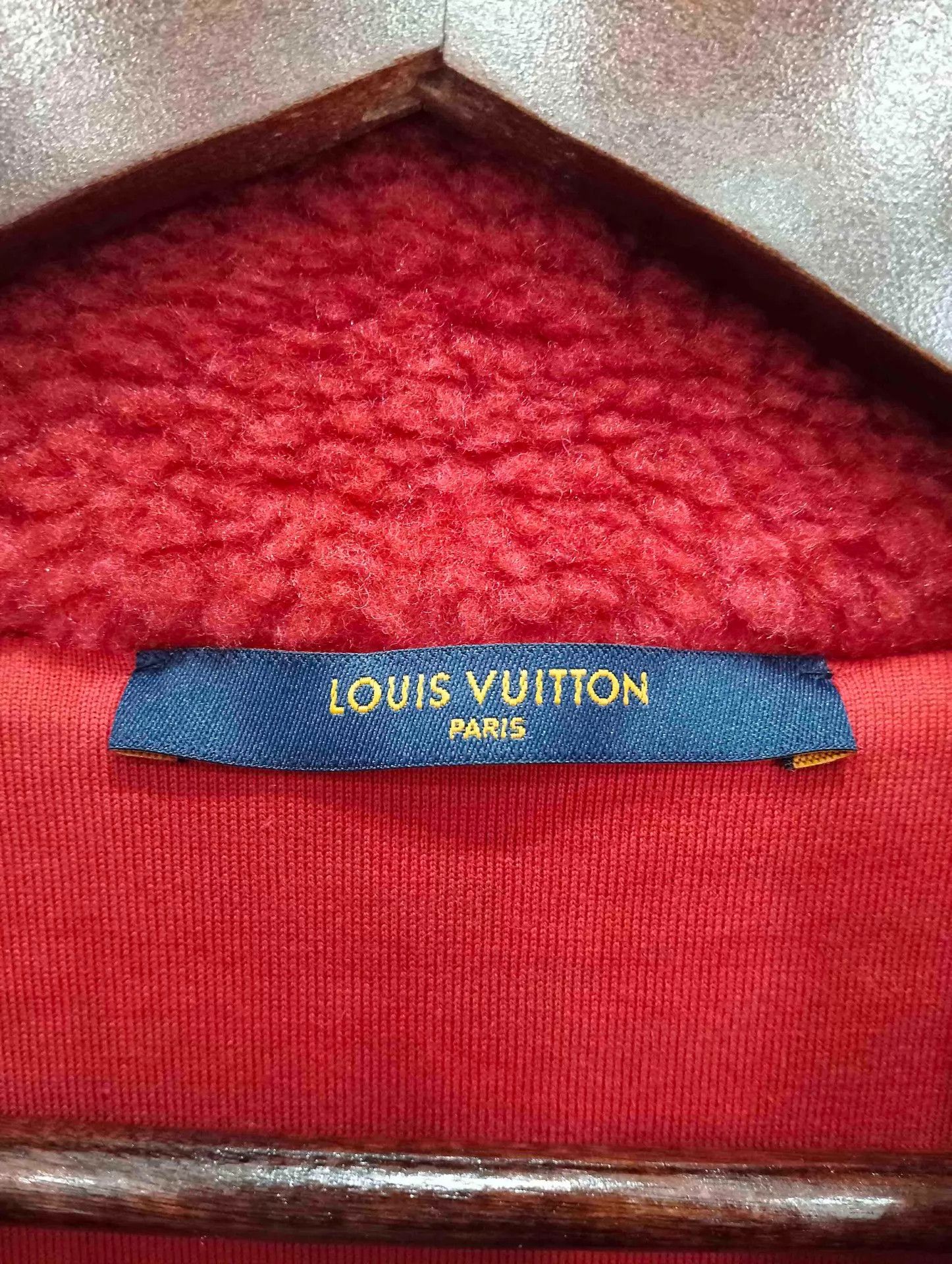 Louis Vuitton LV Red & White Monogram Teddy Jacket L Size US L / EU 52-54 / 3 - 3 Thumbnail