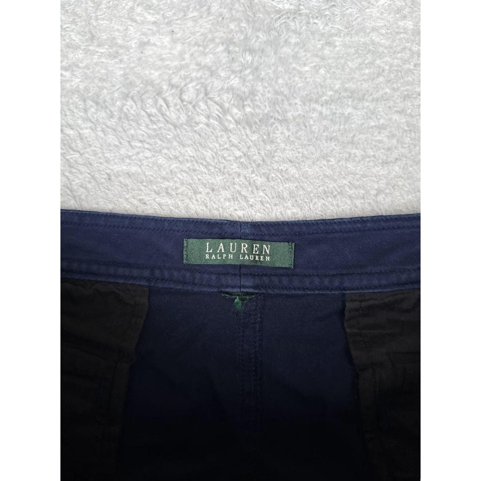 Ralph Lauren Lauren Ralph Lauren Shorts Womens 36x10 Navy Blue Chino Flat Front Pockets Size 25" / US 0 / IT 36 - 7 Thumbnail