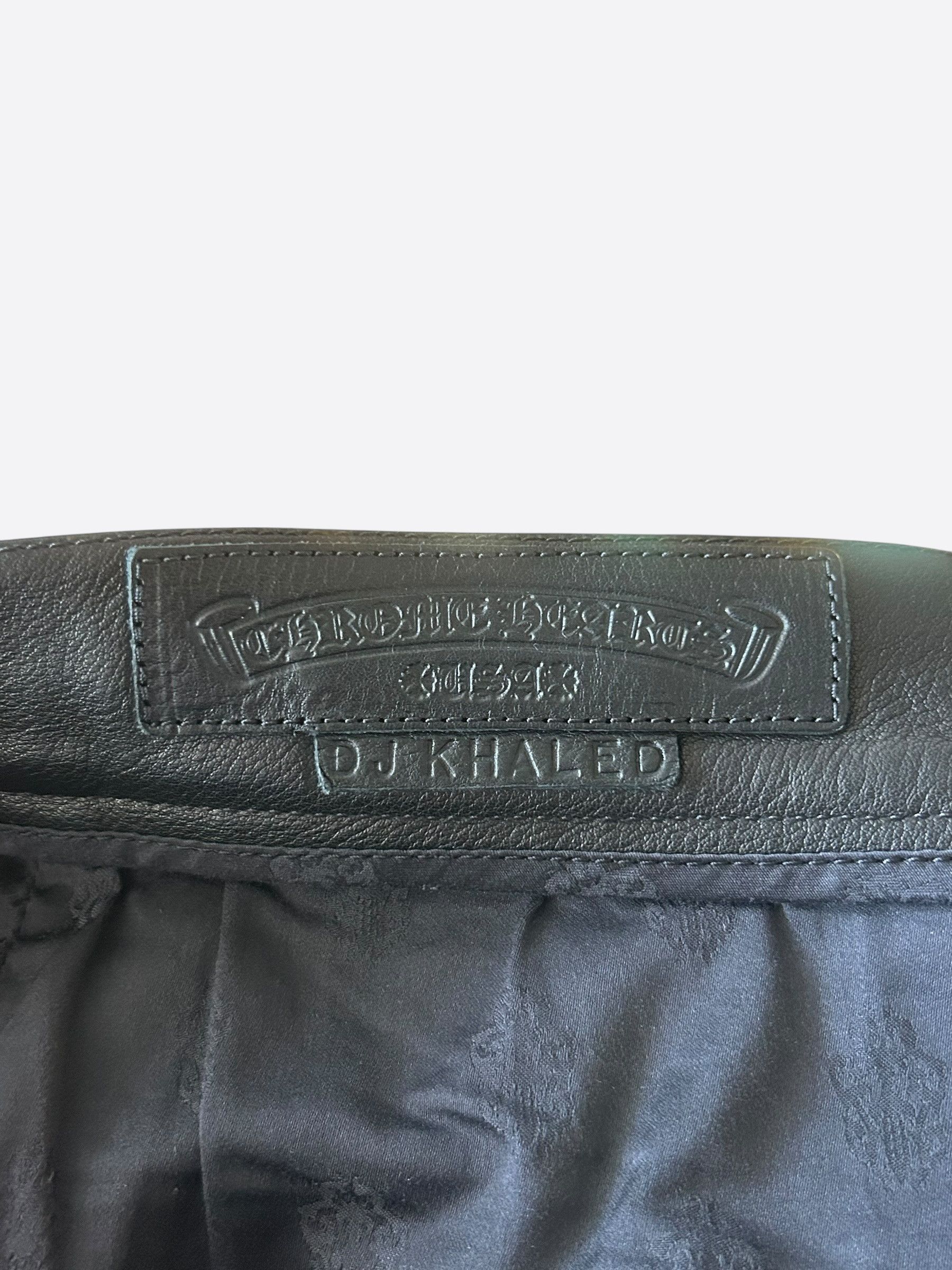 Chrome Hearts Chrome Hearts Black Star Patch Leather Pants Size US 44 / EU 60 - 3 Thumbnail