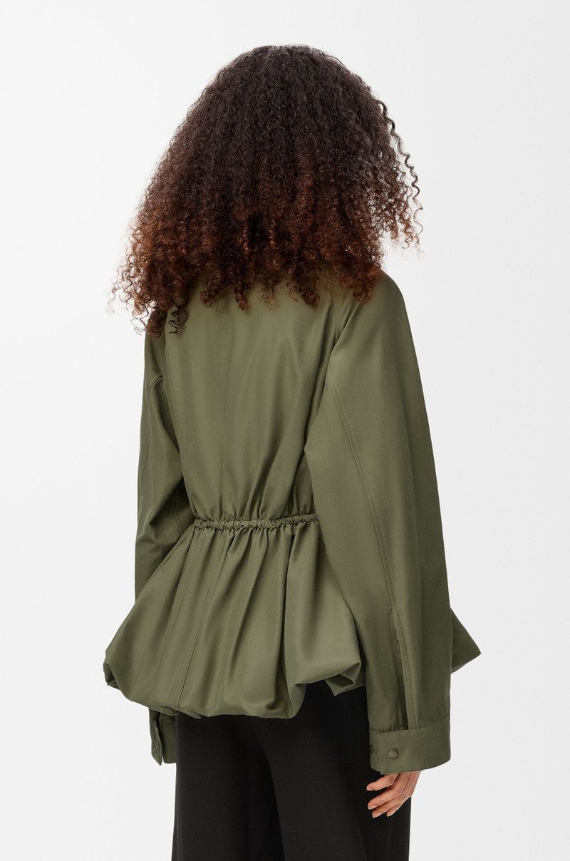 Loewe o1in1g0426 Jacket in Khaki Green Size L / US 10 / IT 46 - 4 Thumbnail