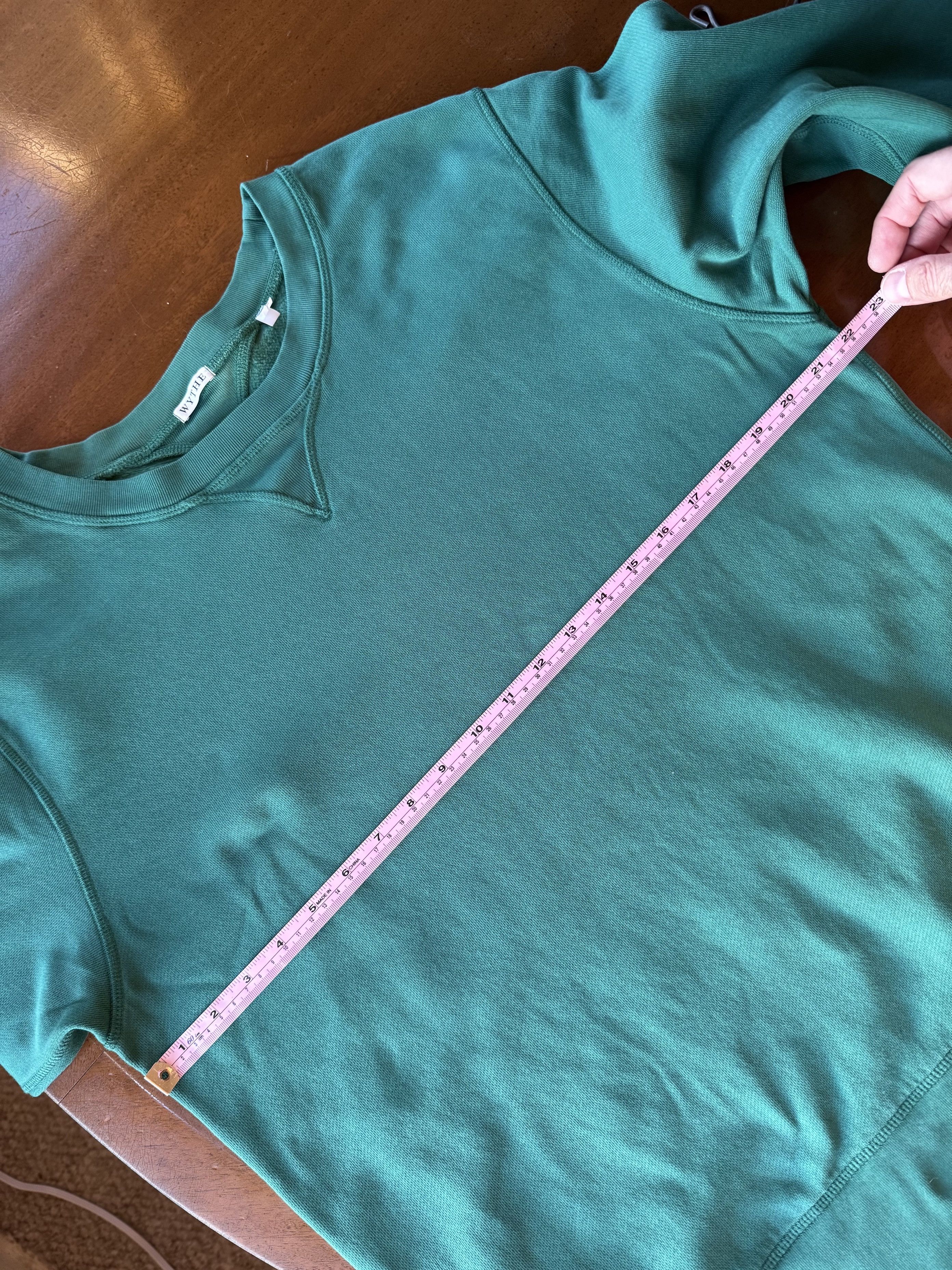 WYTHE Wythe Vintage Fit Crewneck Sweatshirt Evergreen Size US L / EU 52-54 / 3 - 7 Thumbnail