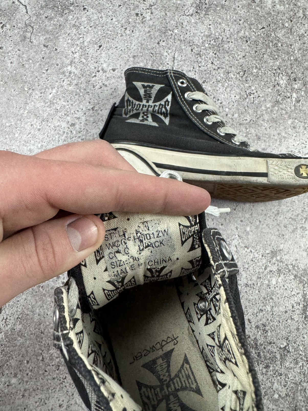 West Coast Choppers Vintage West Coast Choppers Sneakers Shoes y2k 90s Size 36 Size US 4 / IT 34 - 17 Thumbnail