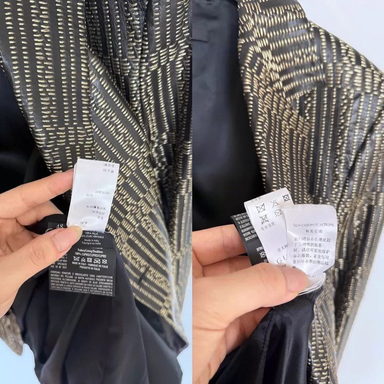 Gucci Gucci Hand-Embroidered Leather Blazer-2507 Size US L / EU 52-54 / 3 - 9 Thumbnail