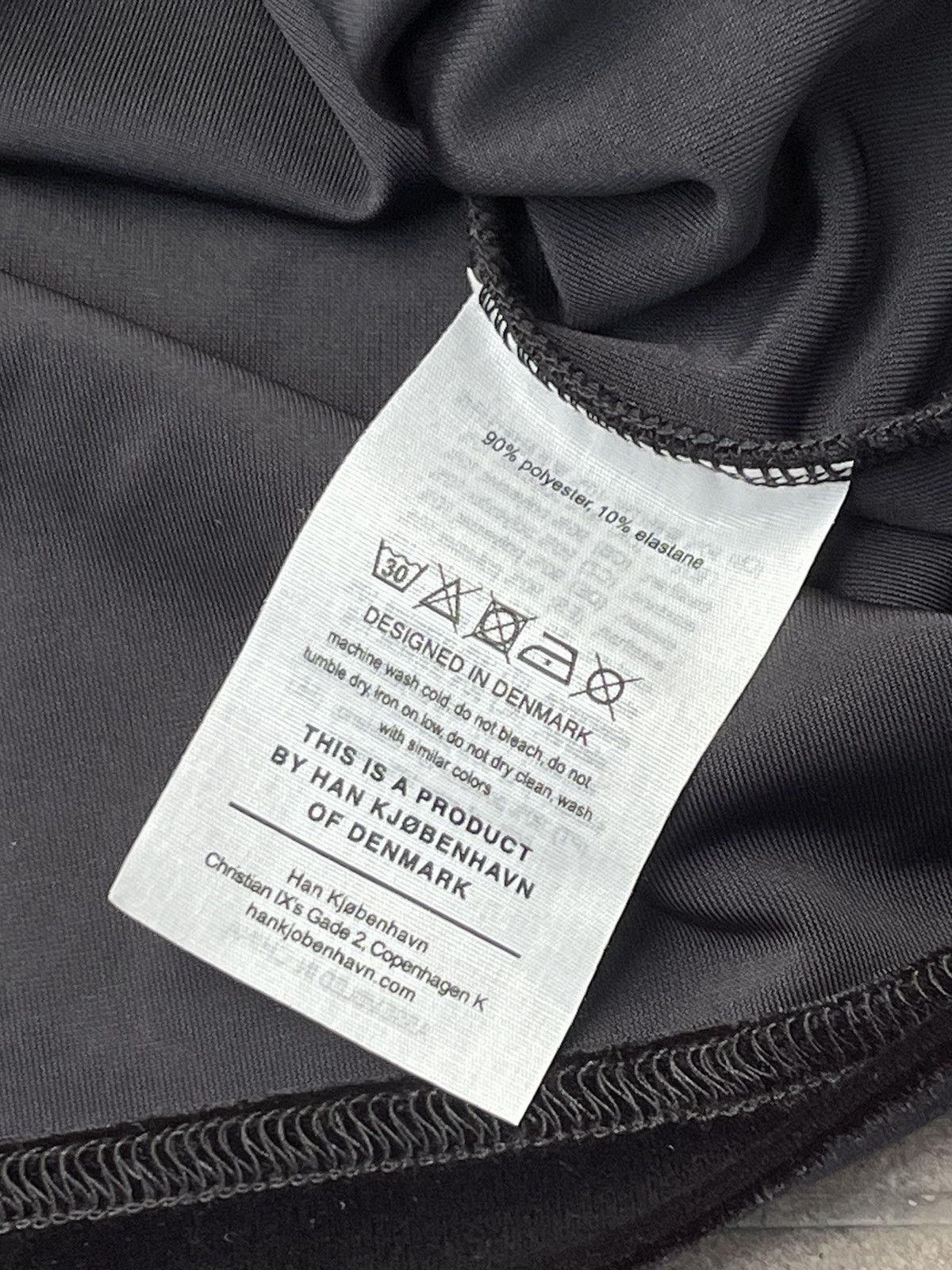 Han Kjobenhavn !DS! SS22 Han Kjobenhavn Half Zip Sharp Black Long Sleeve Size US M / EU 48-50 / 2 - 23 Thumbnail
