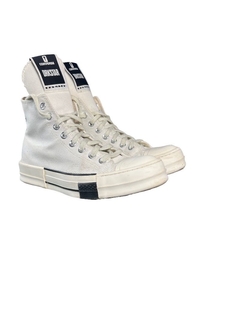 Rick Owens Rick Owens DRKSHDW x Converse Darkstar High Top US Size 7 Size US 7 / EU 40 - 1 Thumbnail