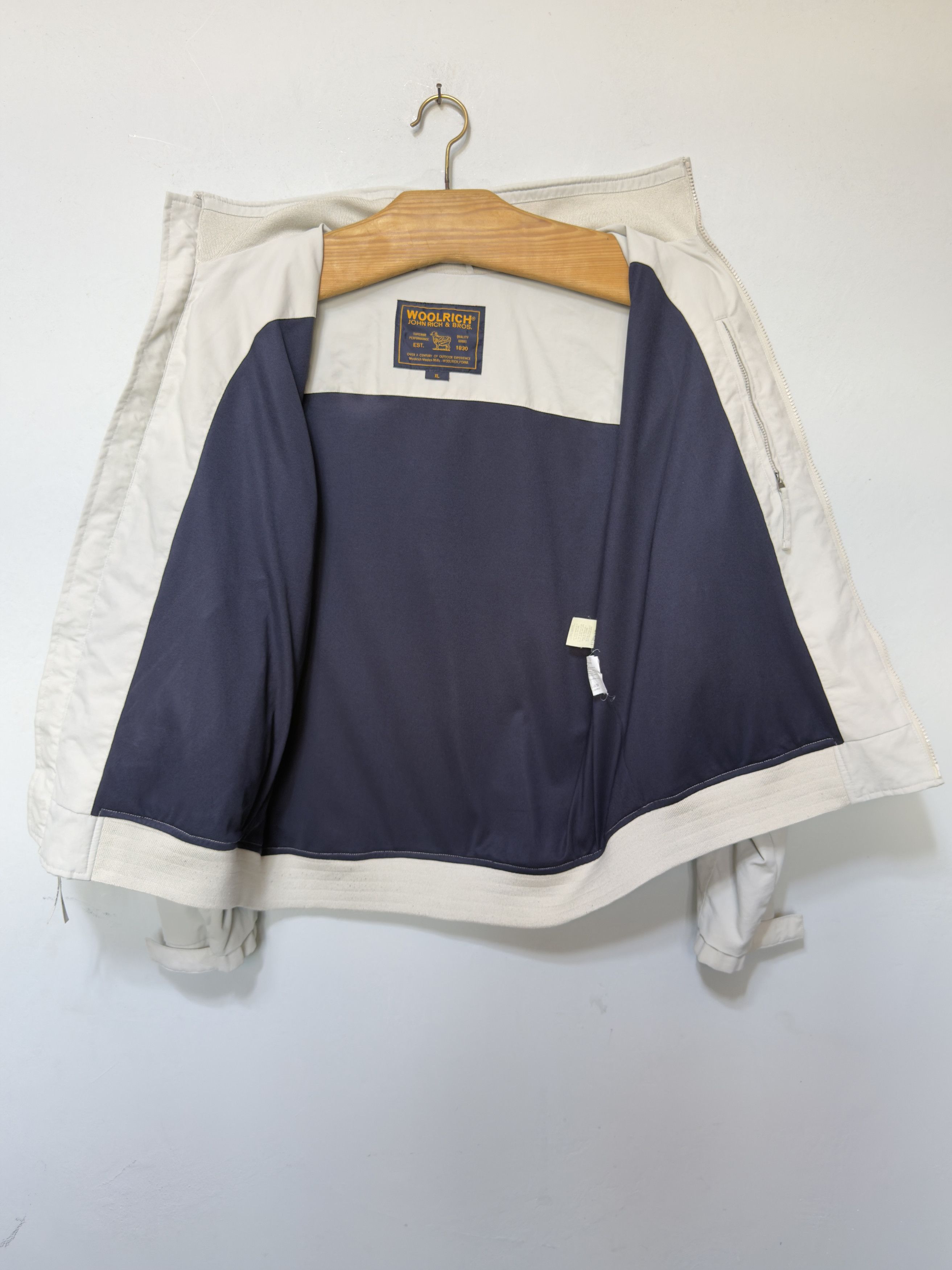 🔥 Bomber jacket woolrich offwhite vtg size xl