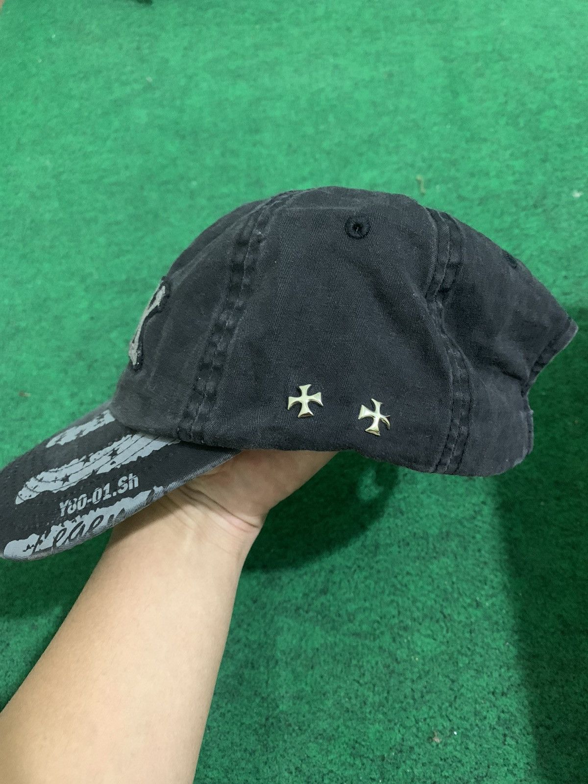 Le Grande Bleu (L.G.B.) × Michel Klein MICHEL KLEIN JACK DISTRESSED HATS Size ONE SIZE - 2 Thumbnail