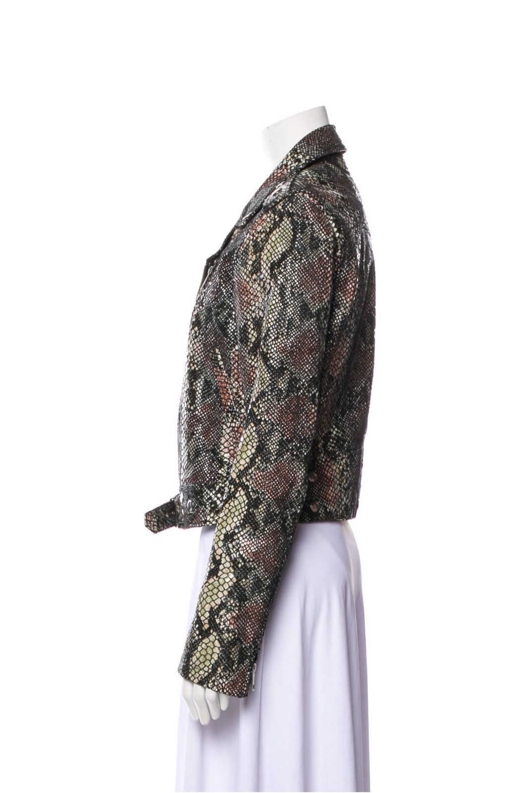 Blk Dnm Snakeskin jacket. Small Size S / US 4 / IT 40 - 3 Thumbnail