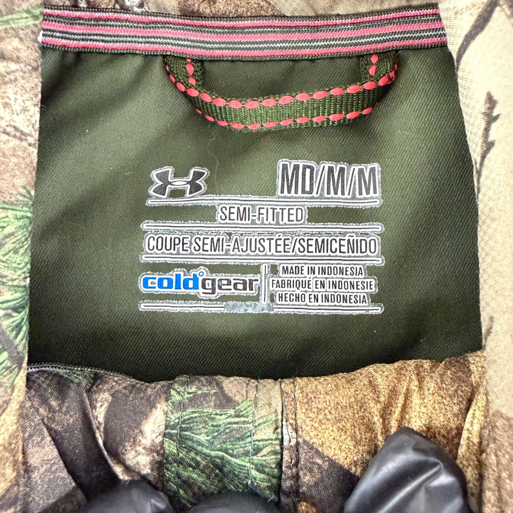 Under Armour Under Armour Real Tree Puffer Vest Wowmens Medium Brown Camouflage Semi-Fitted Size M / US 6-8 / IT 42-44 - 6 Thumbnail
