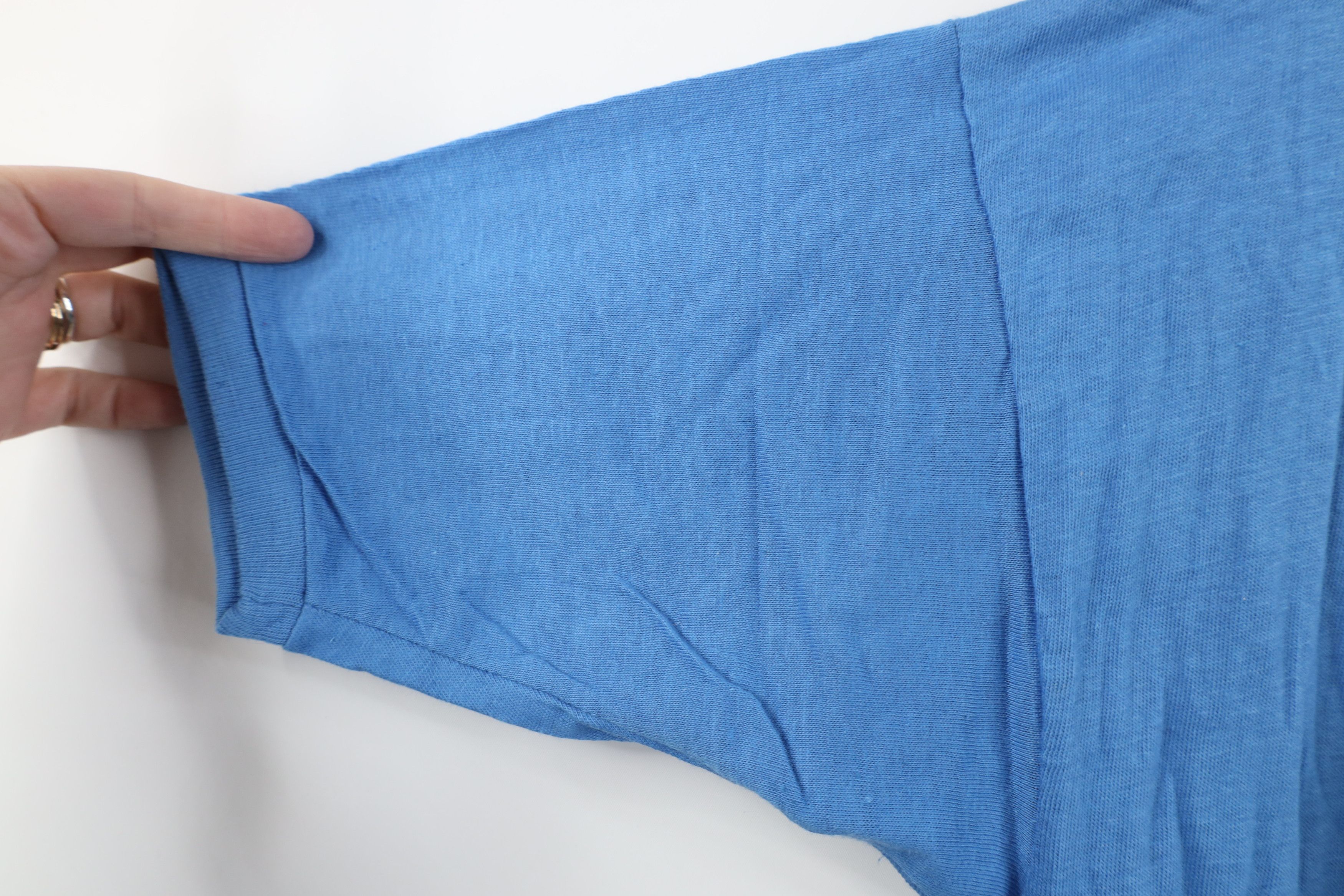 Vintage Vintage 90s Streetwear Short Sleeve Ringer T-Shirt Blue Size US L / EU 52-54 / 3 - 7 Thumbnail