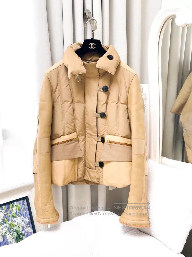 Hermes Hermes Fur and leather combination cotton jacket Size XS / US 0-2 / IT 36-38 - 1 Thumbnail