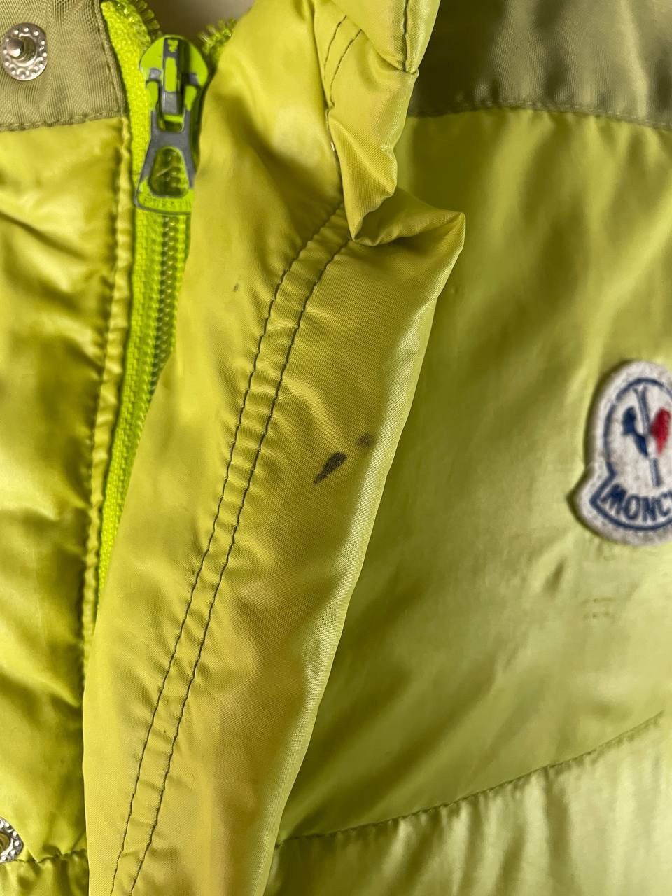 Moncler Moncler Down Vest Jacket Lemon Grenoble Vintage 1990s Size US XL / EU 56 / 4 - 19 Thumbnail