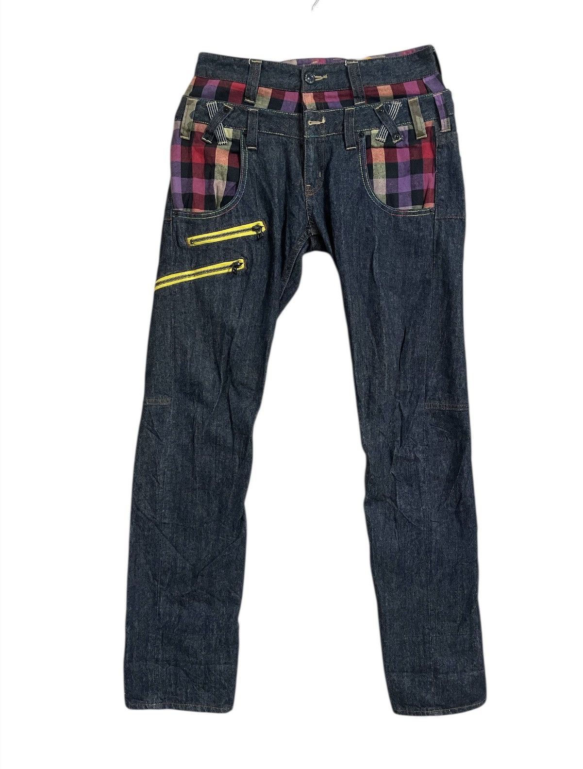 Japanese Brand Japan Handcrafted Denim Double Waist W48 L42.5 Streetwear Size US 28 / EU 44 - 1 Thumbnail