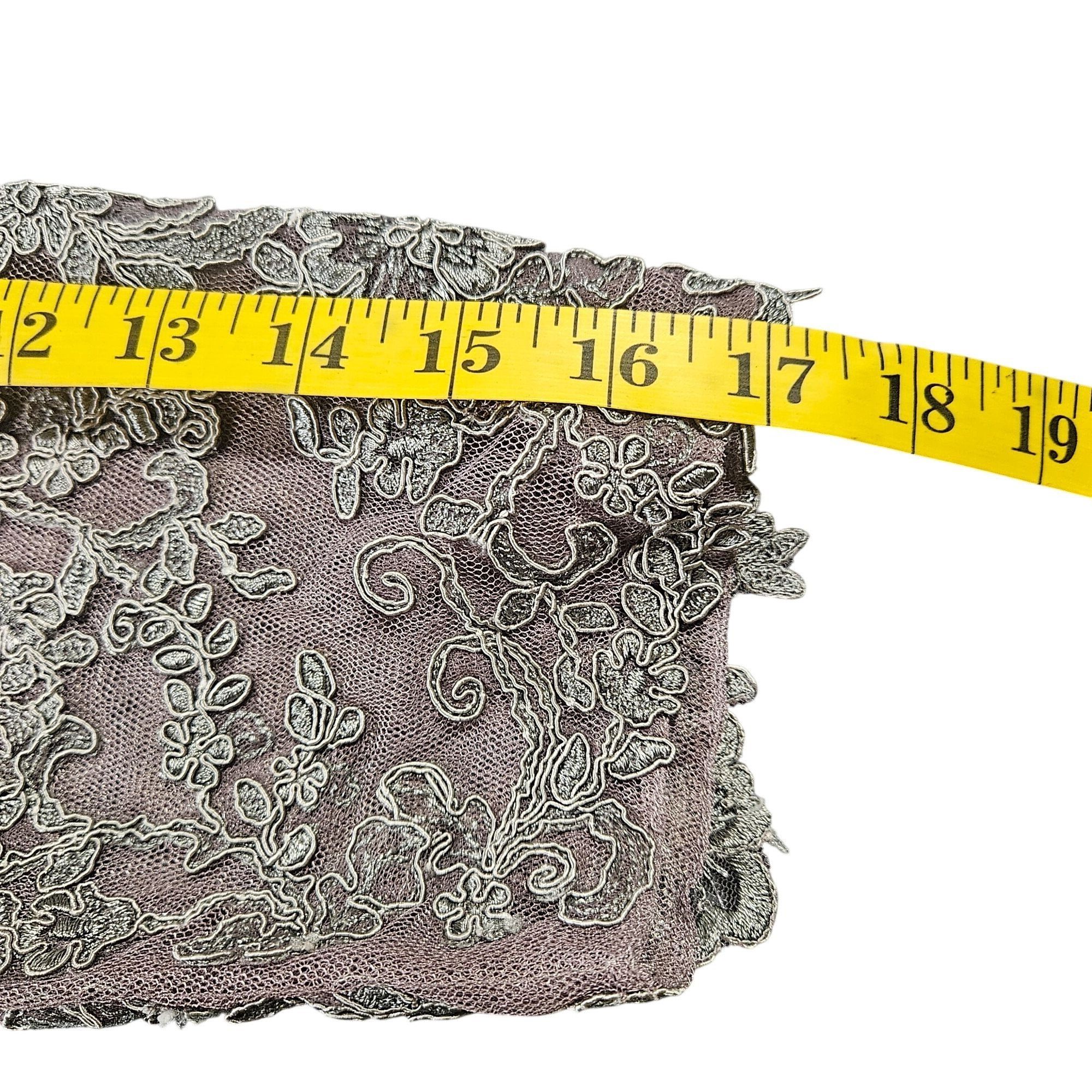Other Jade Couture by Jasmine Lace Gown Gray 12 Formal Evening Dre Size XL / US 12-14 / IT 48-50 - 10 Thumbnail
