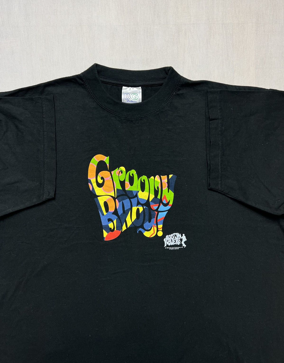 Vintage Tshirt Austin Powers 1999 Groovy Baby Movie Vintage 90’s Size US XL / EU 56 / 4 - 1 Thumbnail