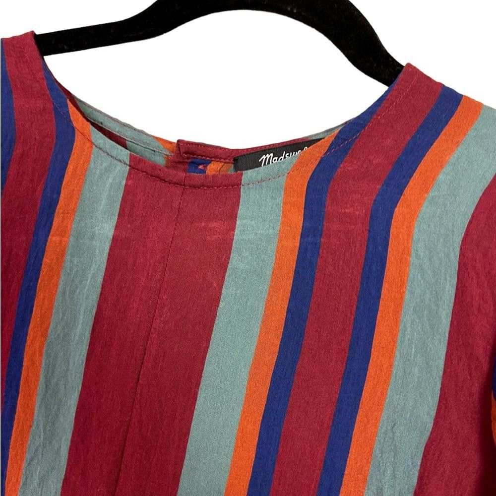 Madewell Madewell l Button-Back Tie Tee in Rosalinda Stripe XXS Size XXS / US 00 / IT 34 - 3 Thumbnail