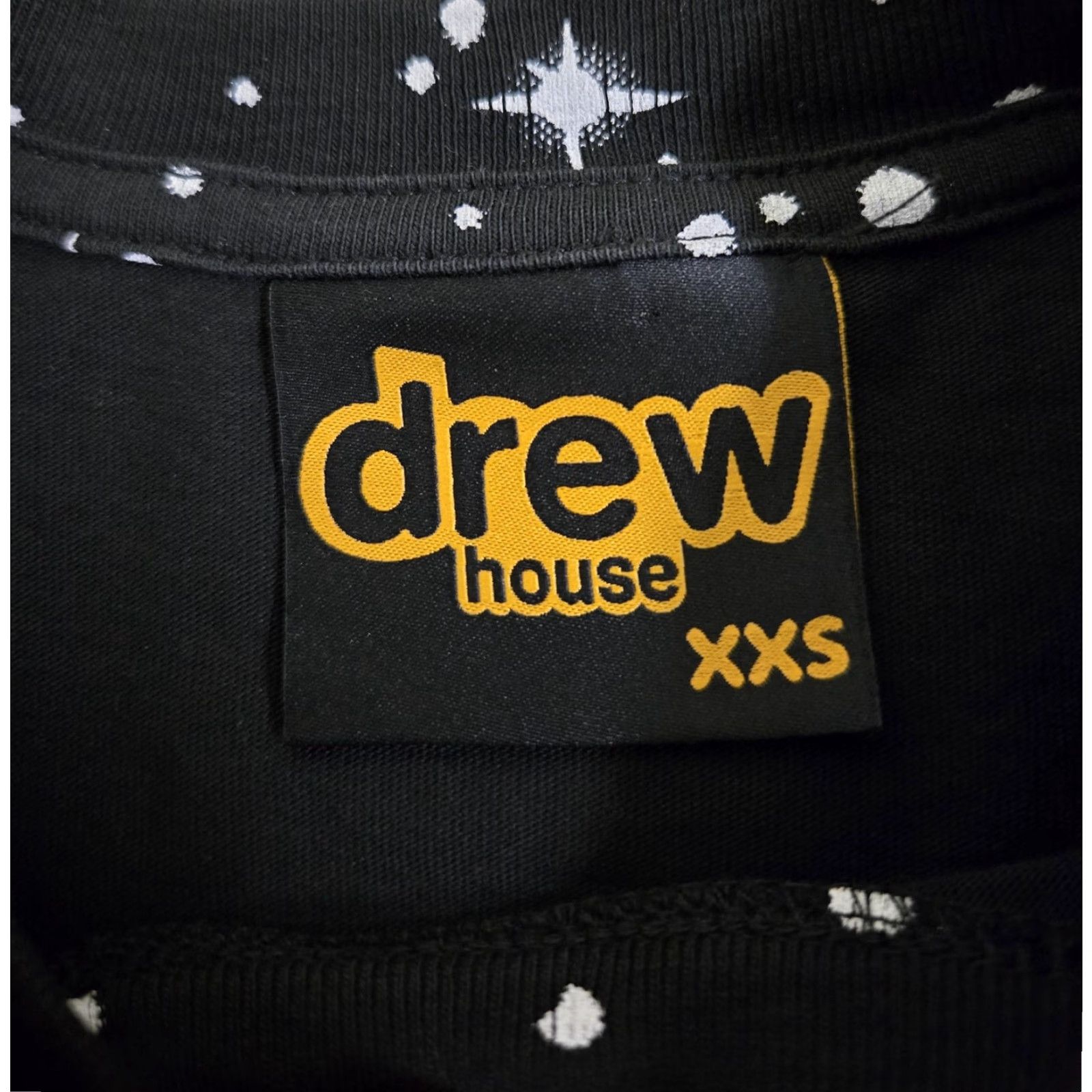 Drew House VINTAGE Drew House Shirt Mens XXS Black Star Print Graphic Tee Streetwear Allover Galaxy Size US XS / EU 42 / 0 - 3 Thumbnail
