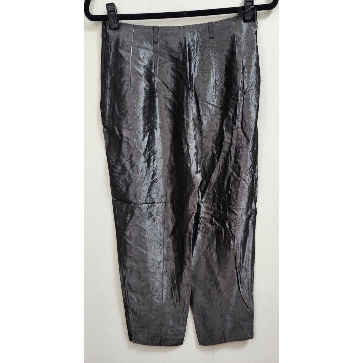 Miu Miu MIU MIU Size EU 46 Silver Dress Pants Women's Acetate Size 32" / US 10 / IT 46 - 2 Thumbnail