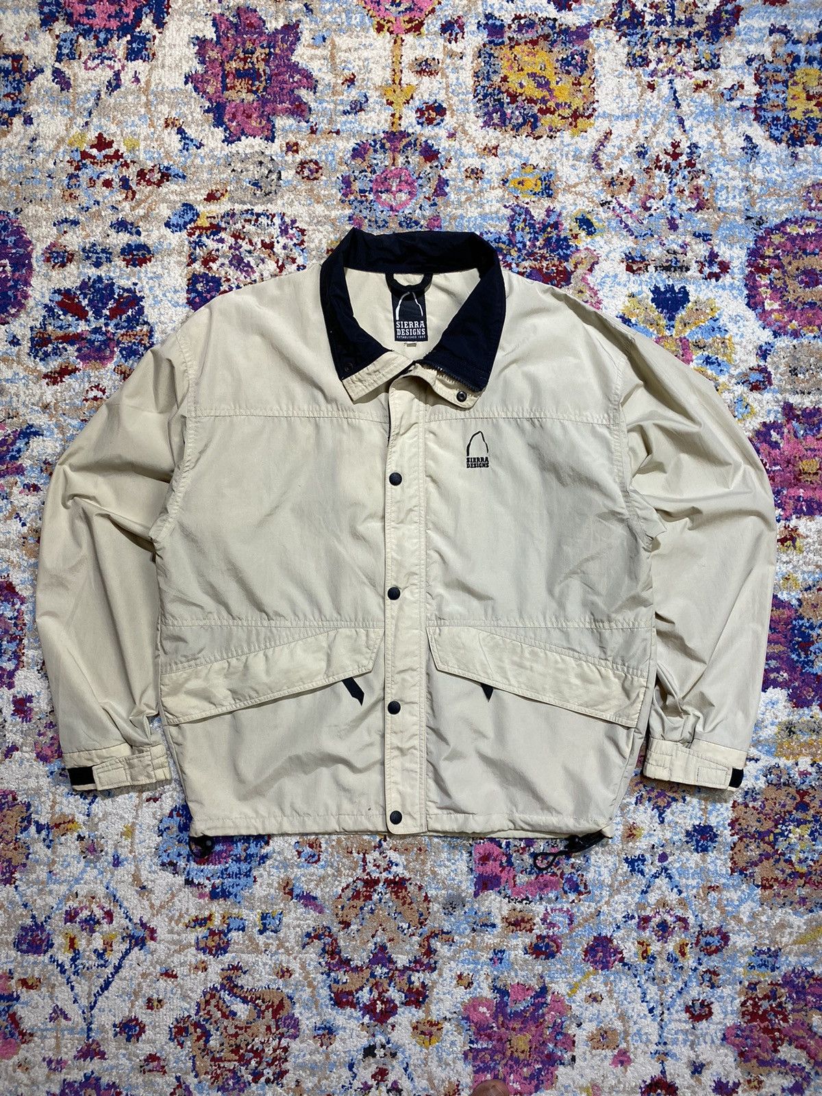 Sierra Designs × Vintage VTG 90S SIERRA DESIGN NYLON OG LIGHT COACH JACKET Size US L / EU 52-54 / 3 - 5 Thumbnail