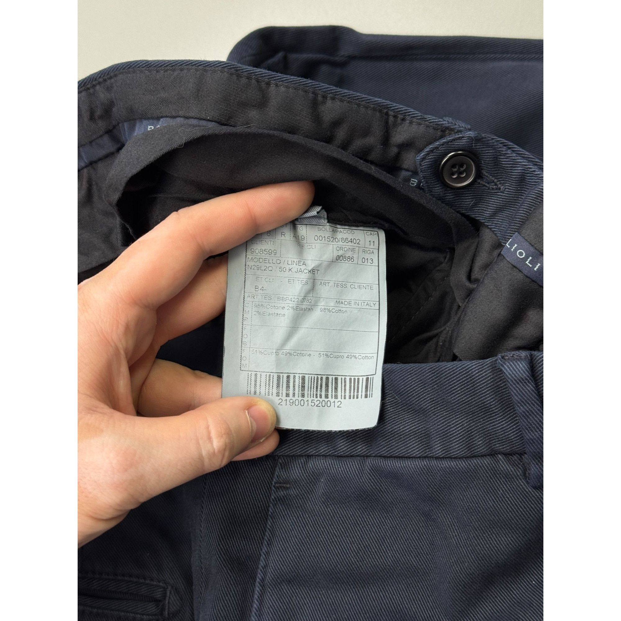 Boglioli Boglioli Cotton Twill Two Piece K Jacket Suit (Y1283) Size 36R - 21 Thumbnail