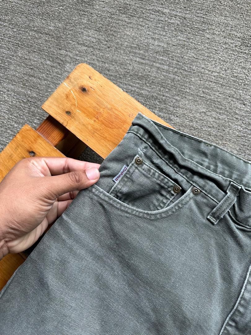Carhartt CARHARTT OLIVE GREEN JEANS Size US 34 / EU 50 - 7 Thumbnail