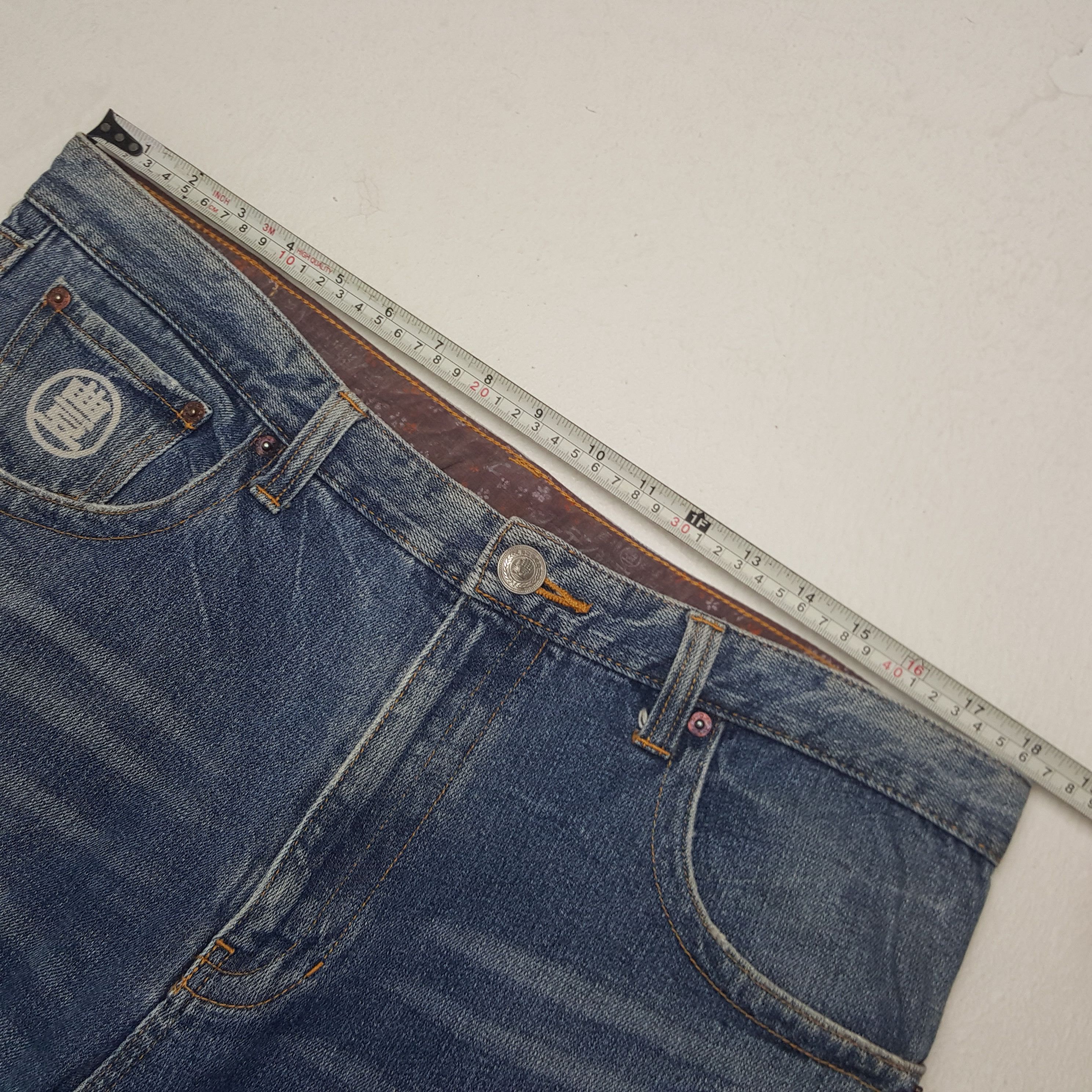 Japanese Brand × Vintage Vintage Embroidery Art Japan skulls Denim Jeans Size US 36 / EU 52 - 9 Thumbnail