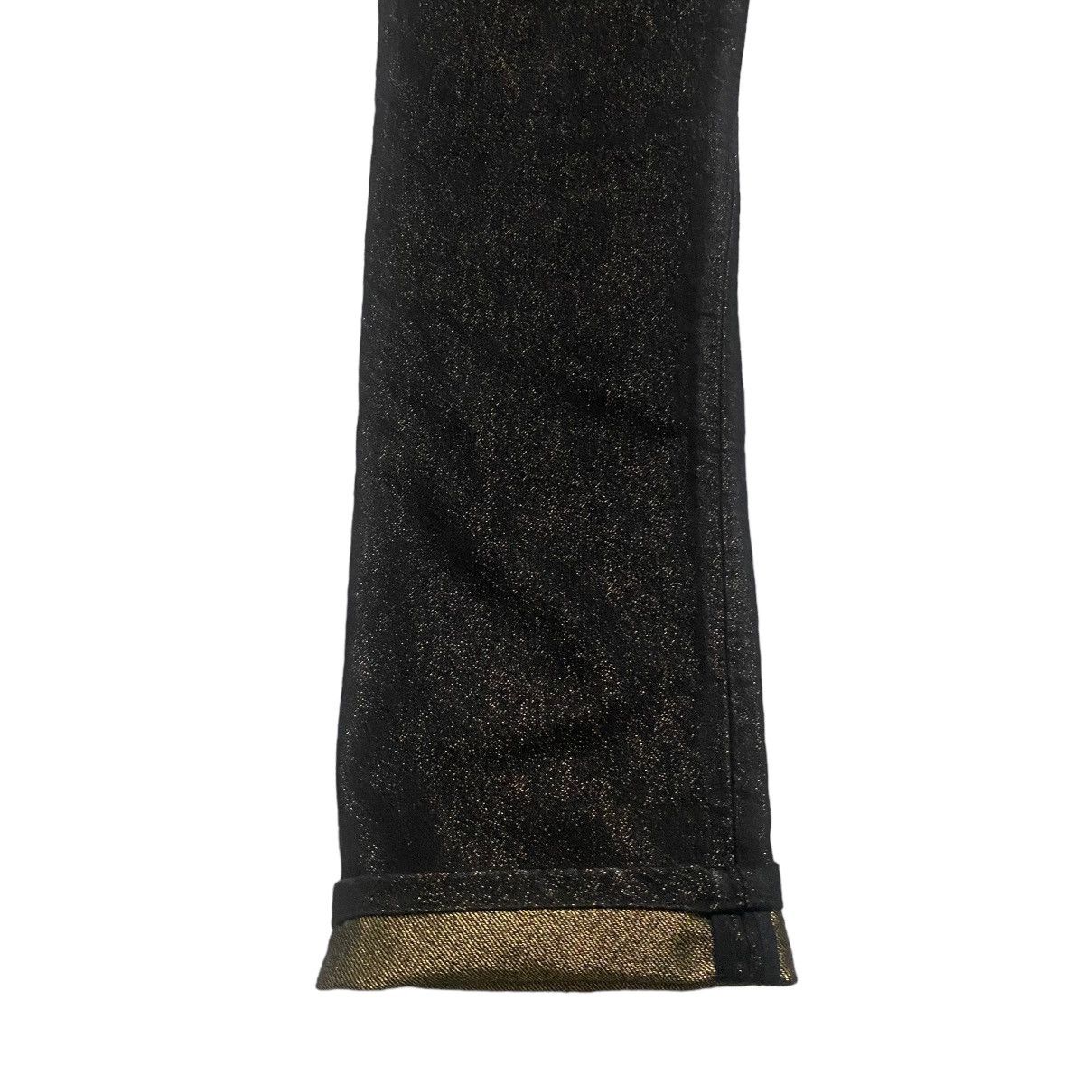 Chanel Chanel Noir Black&Gold Logo Pocket Denim Jeans Size 28" / US 6 / IT 42 - 17 Thumbnail
