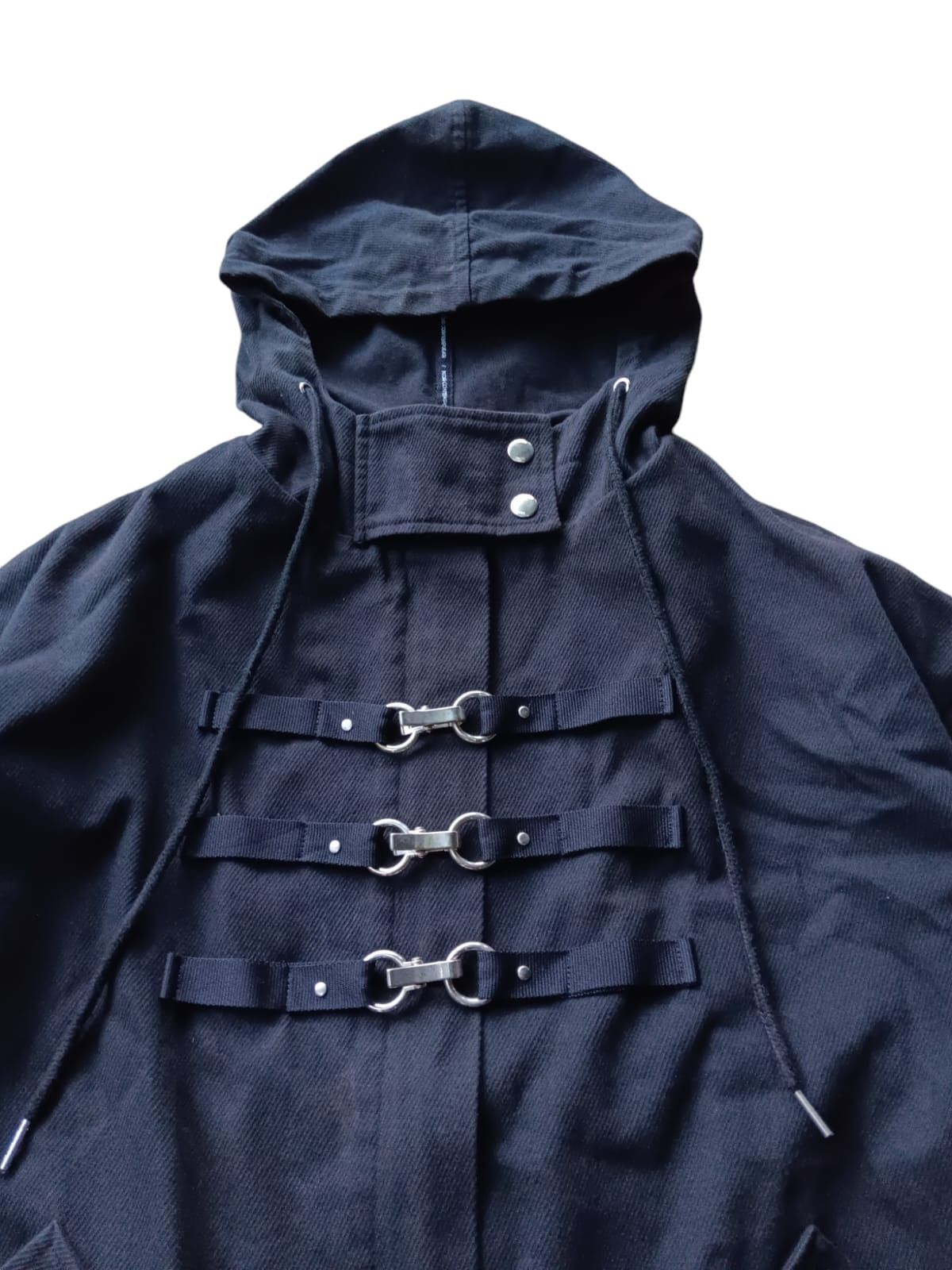 Designer × Japanese Brand Noir contemporain hooded parka coat jacket Size US L / EU 52-54 / 3 - 6 Thumbnail