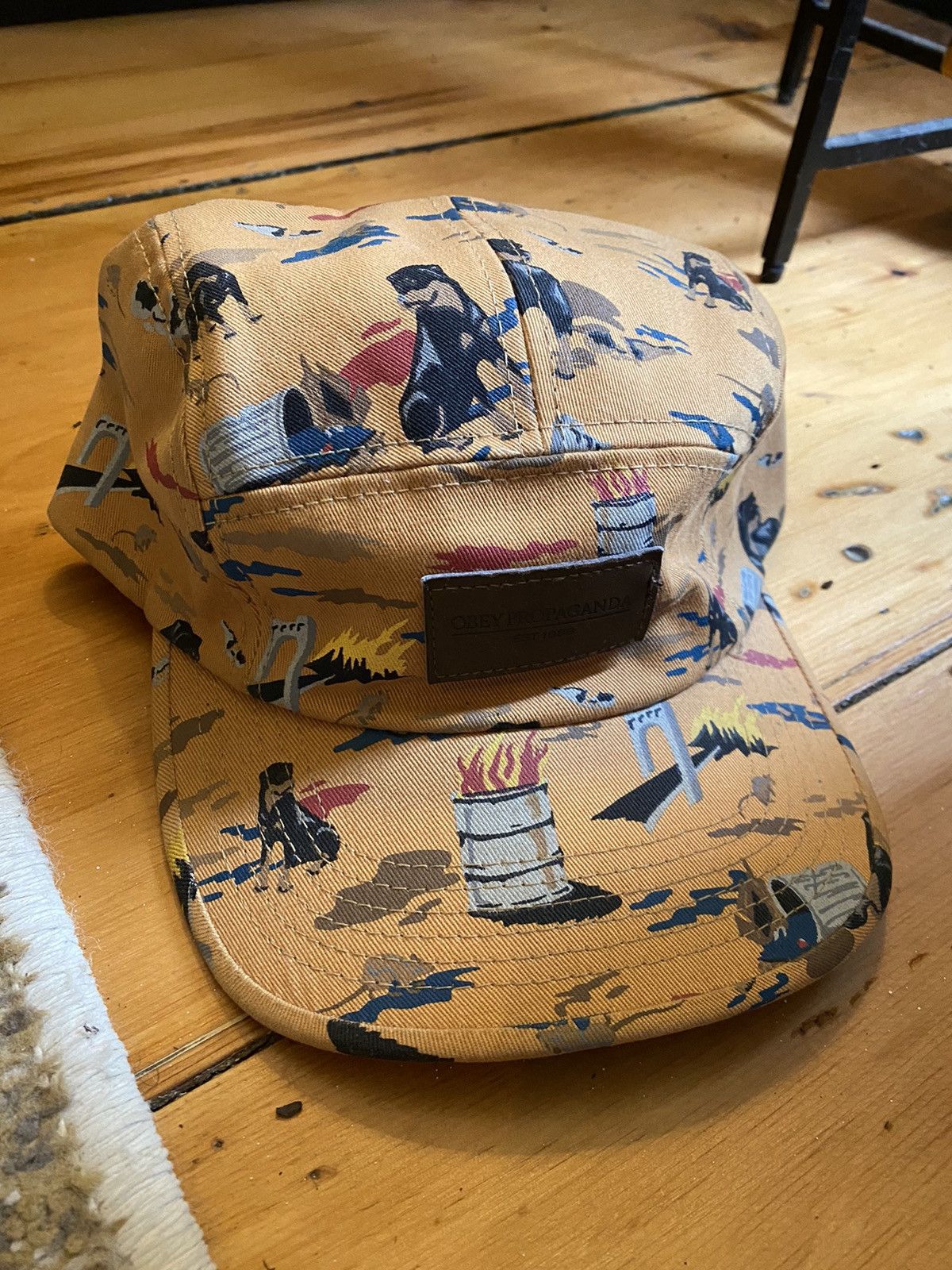 Obey × Vintage Throwback obey 5pannel strap back hat Size ONE SIZE - 1 Thumbnail