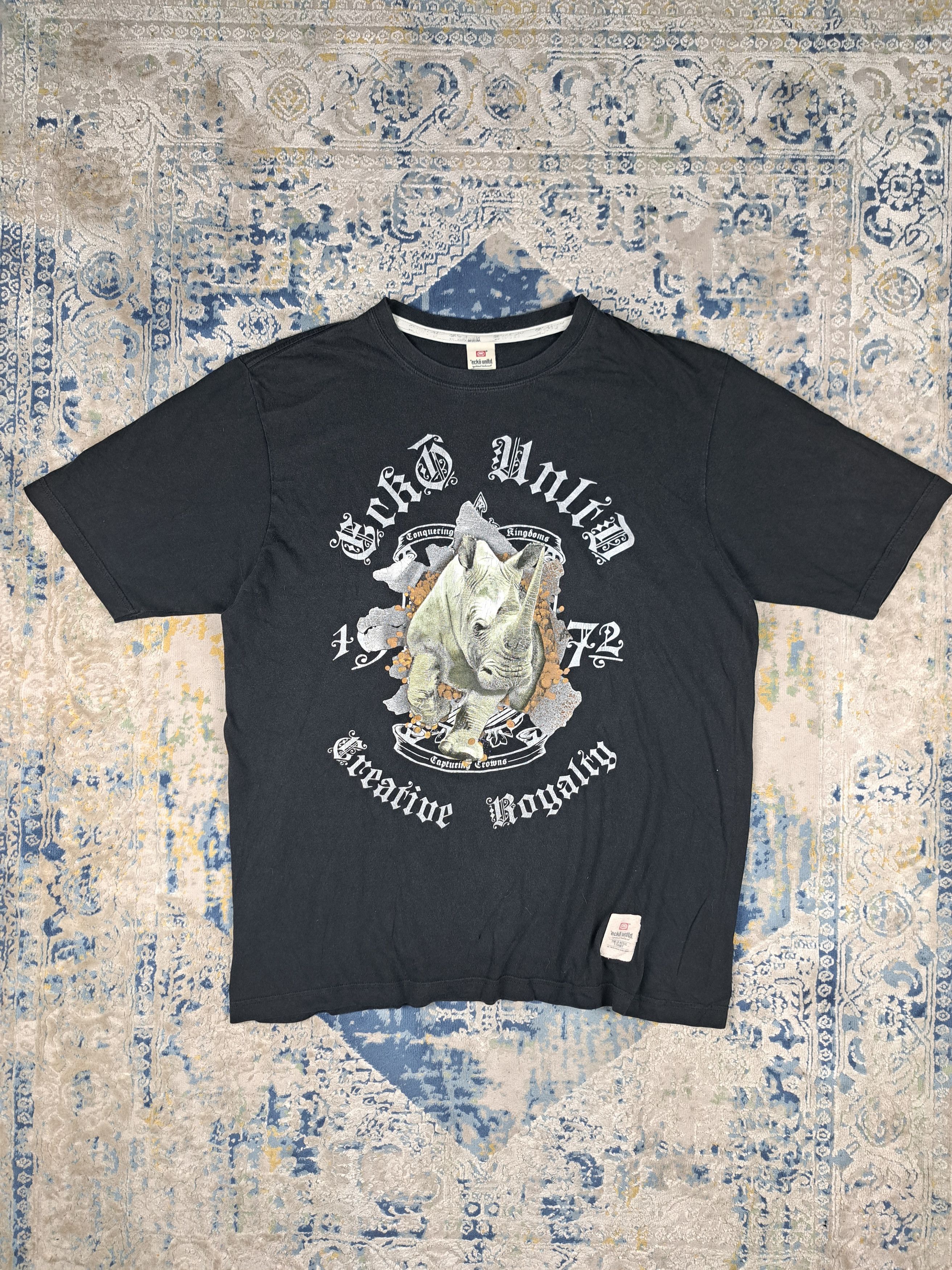 Ecko Unltd. Crazy y2k Ecko Unltd Rap Tee Baggy Hip Hop Swag Drip Size US XL / EU 56 / 4 - 1 Thumbnail
