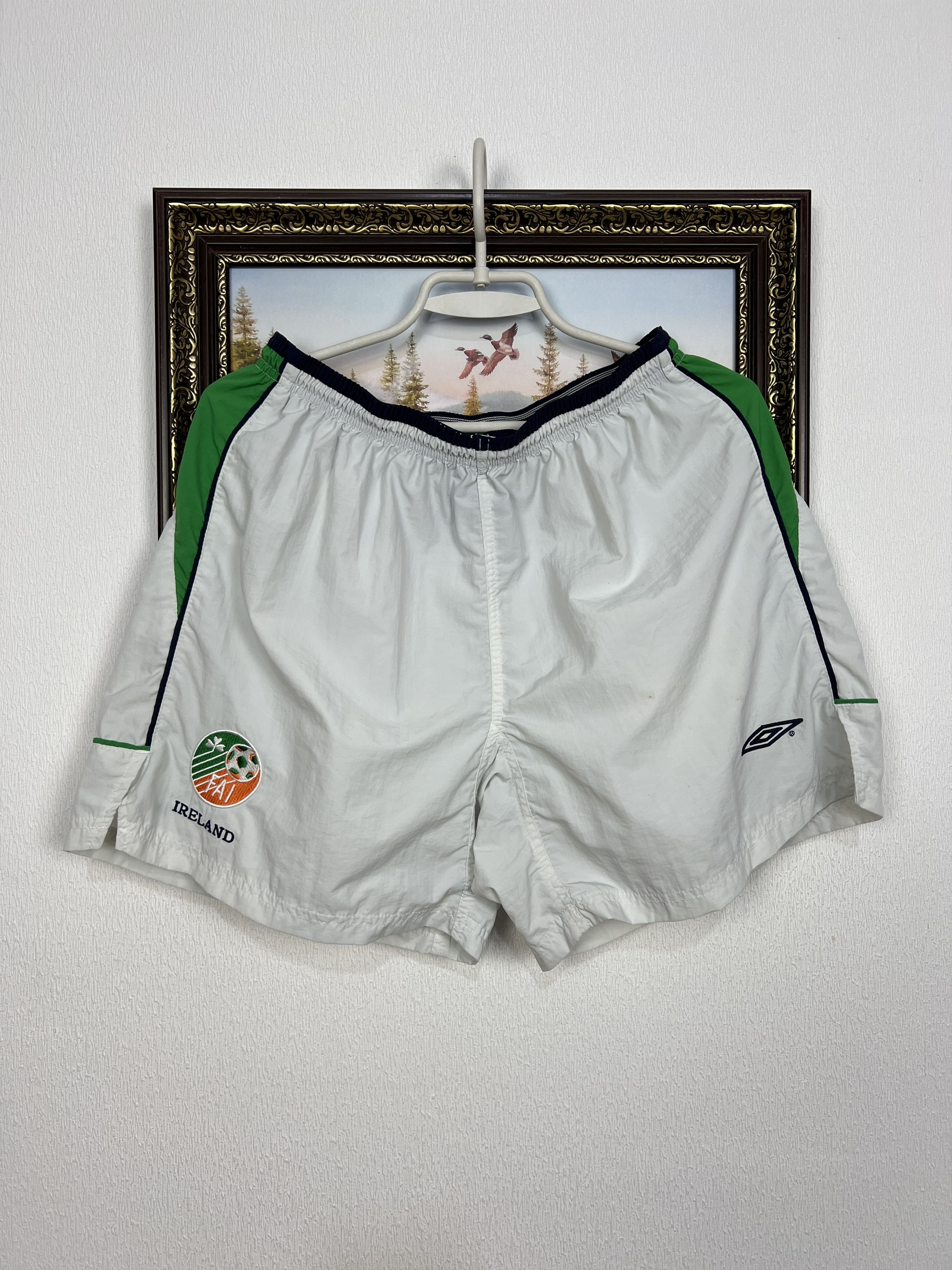 Umbro Vintage Umbro Republic Of Ireland Football Shorts M Size US 32 / EU 48 - 1 Thumbnail