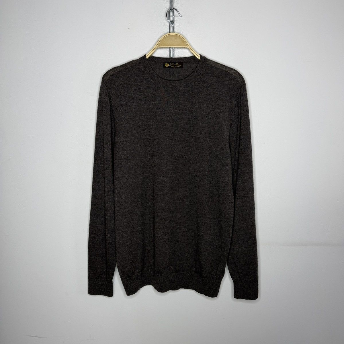 Loro Piana Loro Piana Mens Sweater Jumper Wool L Grey Size US L / EU 52-54 / 3 - 1 Thumbnail