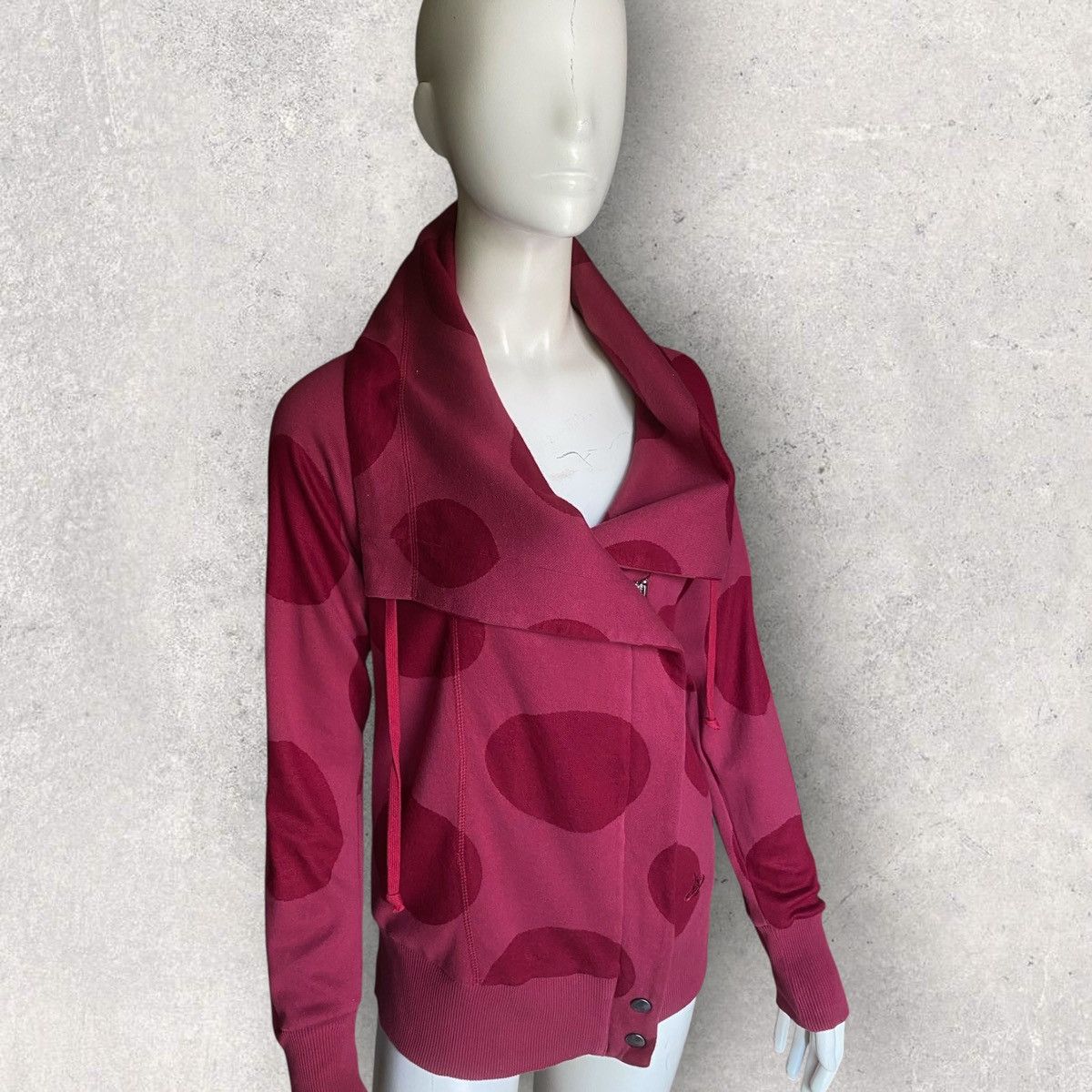 Vivienne Westwood VW Red Polka Dot Jersey Cotton Jacket Size S / US 4 / IT 40 - 2 Thumbnail