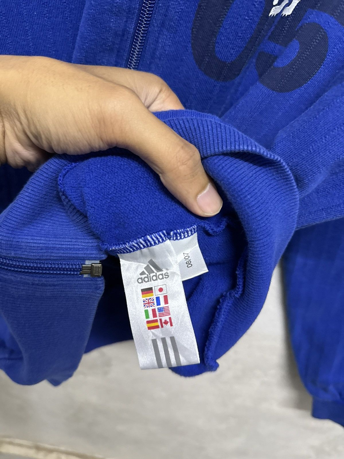 Adidas 2000s Adidas Chelsea FC 08/07 Tracktop Size US S / EU 44-46 / 1 - 6 Thumbnail