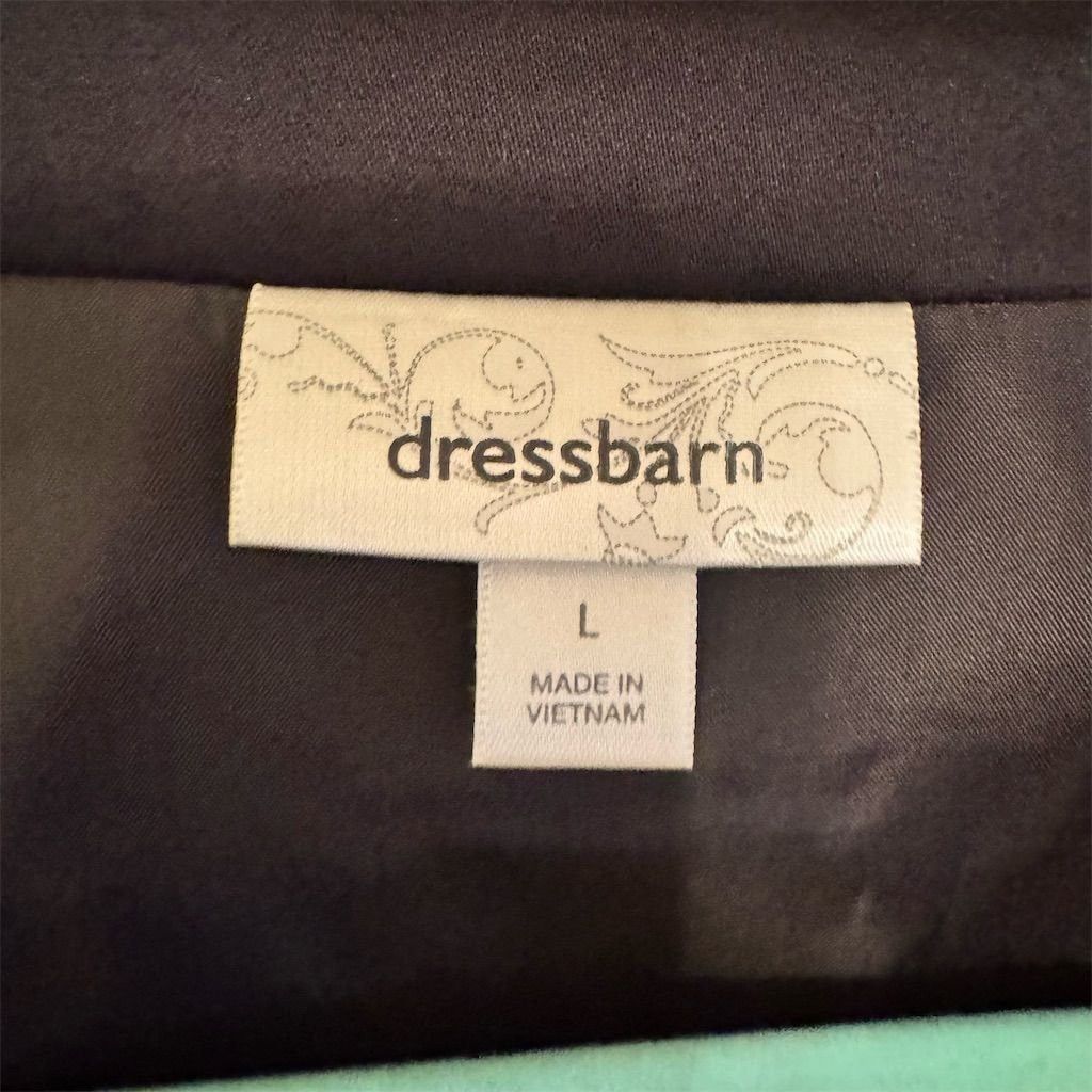 Other Dressbarn Women's Black Open Front Short Shrug Jacket Size Size L / US 10 / IT 46 - 5 Thumbnail