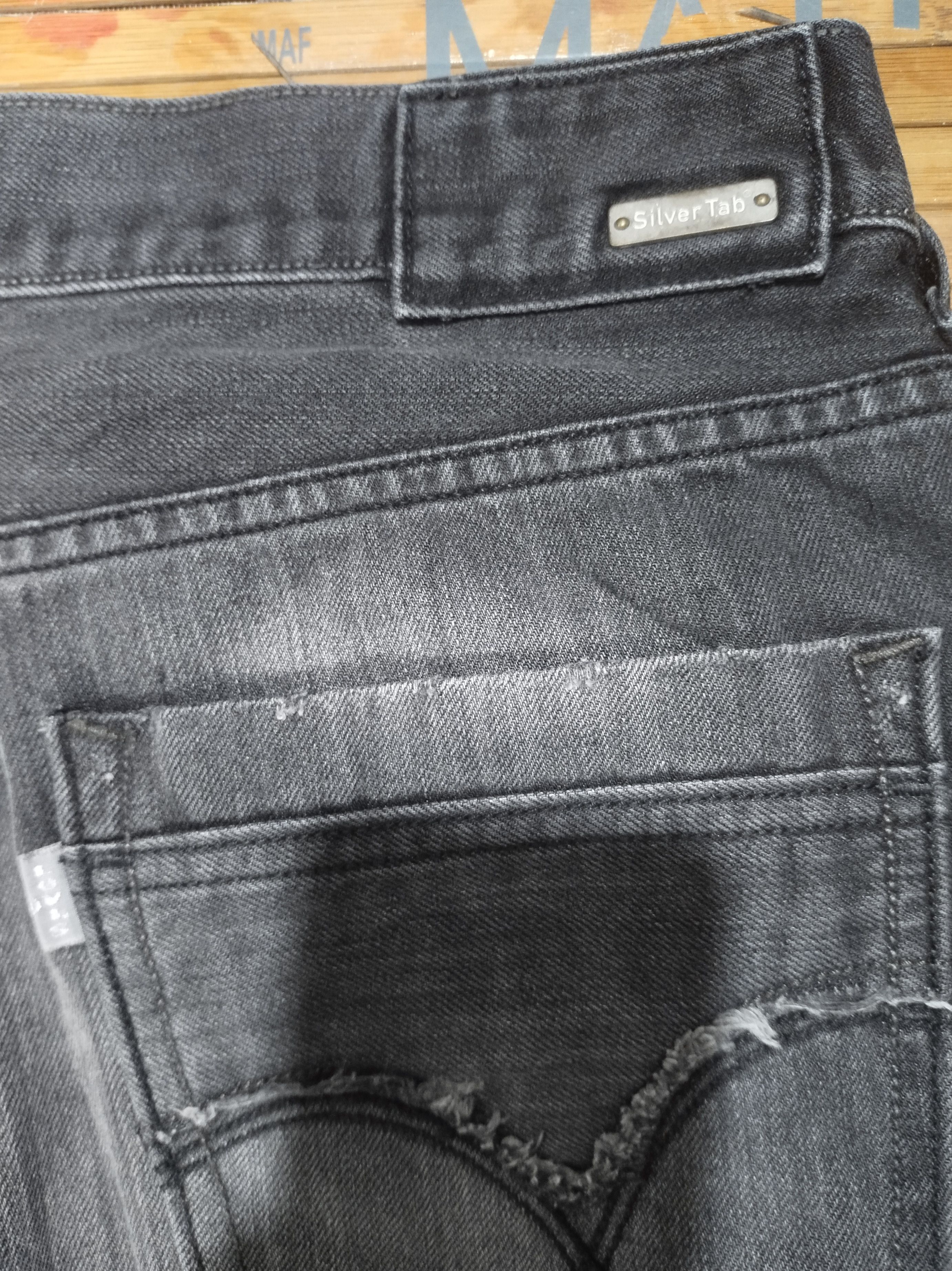 Levi's Vintage Clothing × Vintage Jeans Levis Silver Tab / Vintage 90s Sz 32" Size US 32 / EU 48 - 11 Thumbnail